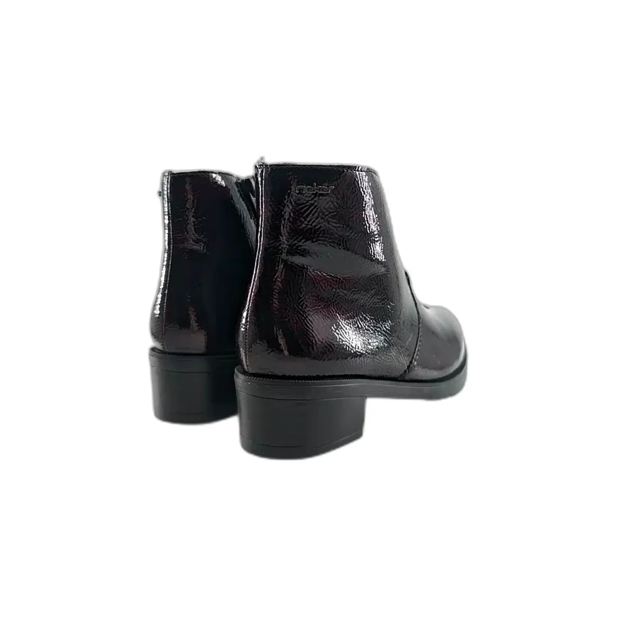 Rieker gležnjače na štiklu sa zip zatvaračem 0553 - Obuća Monah