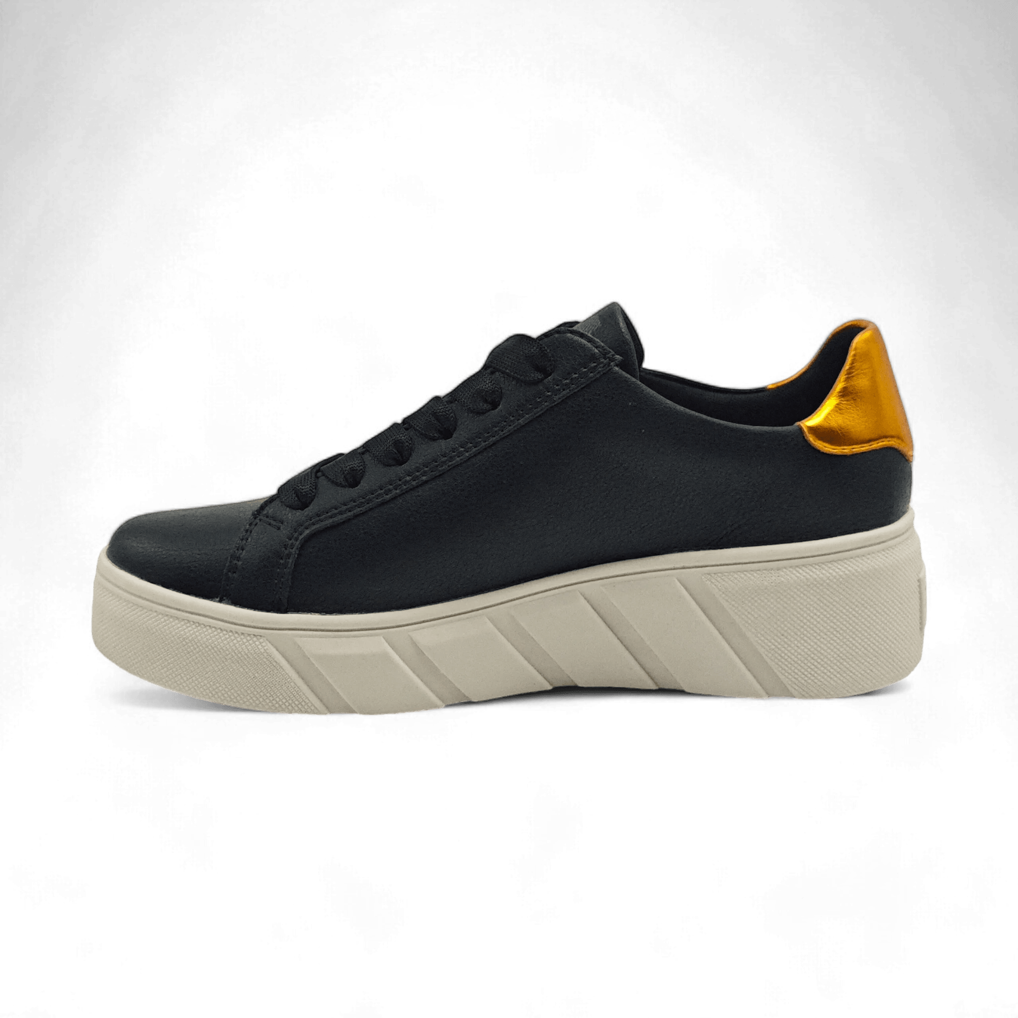 Rieker plitke ravne modne patike na šnjiranje 0505 - Obuća Monah