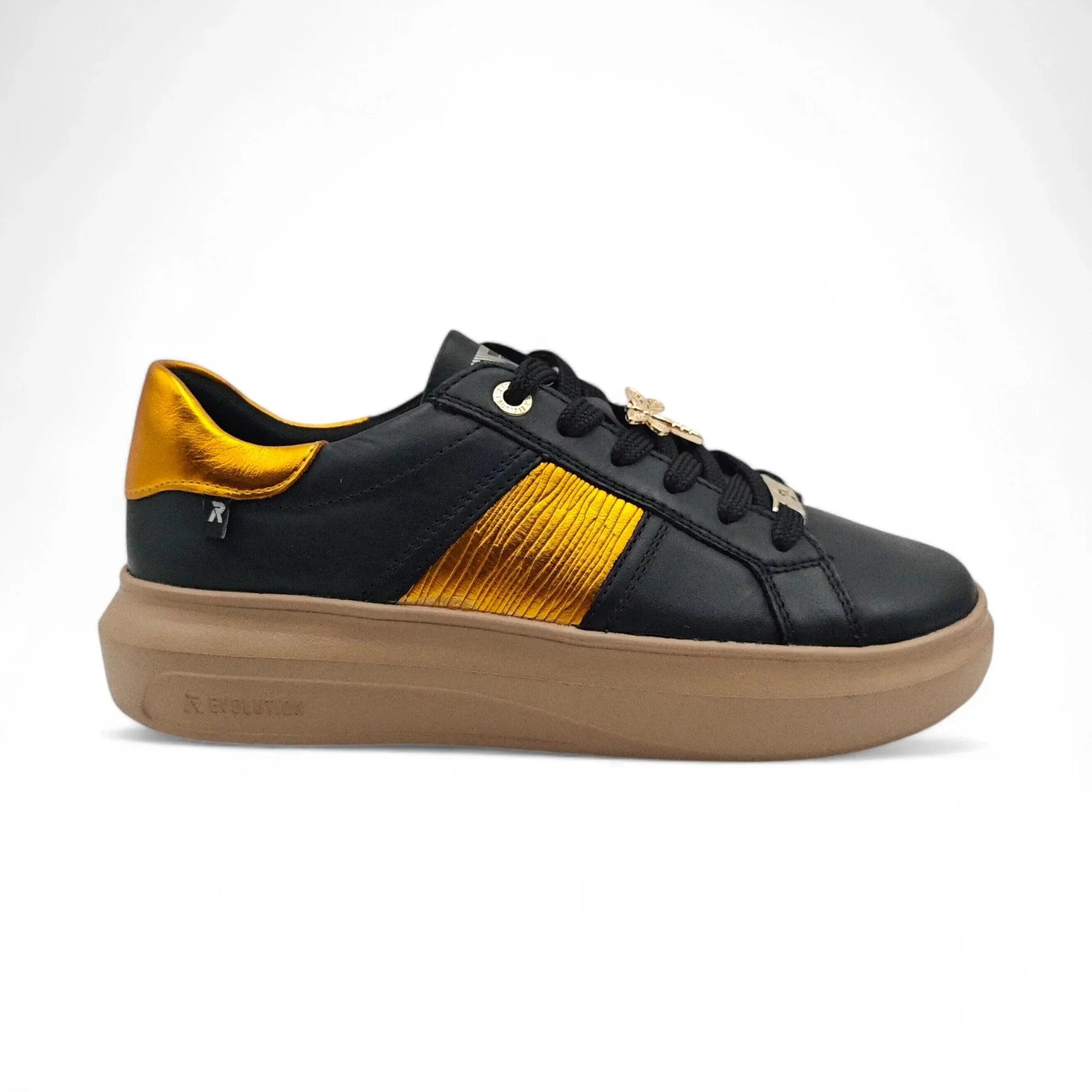 Rieker 1202 crna pogled desno