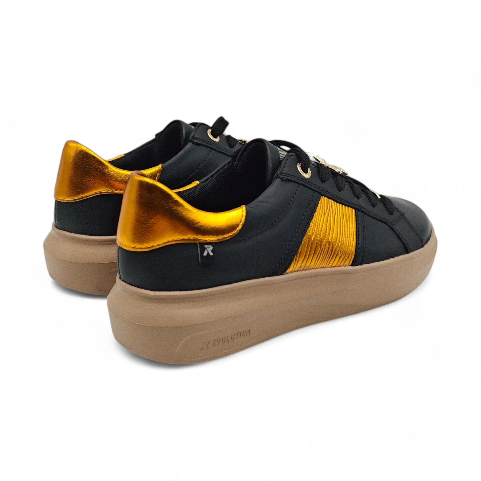 Rieker 1202 crna pogled straga