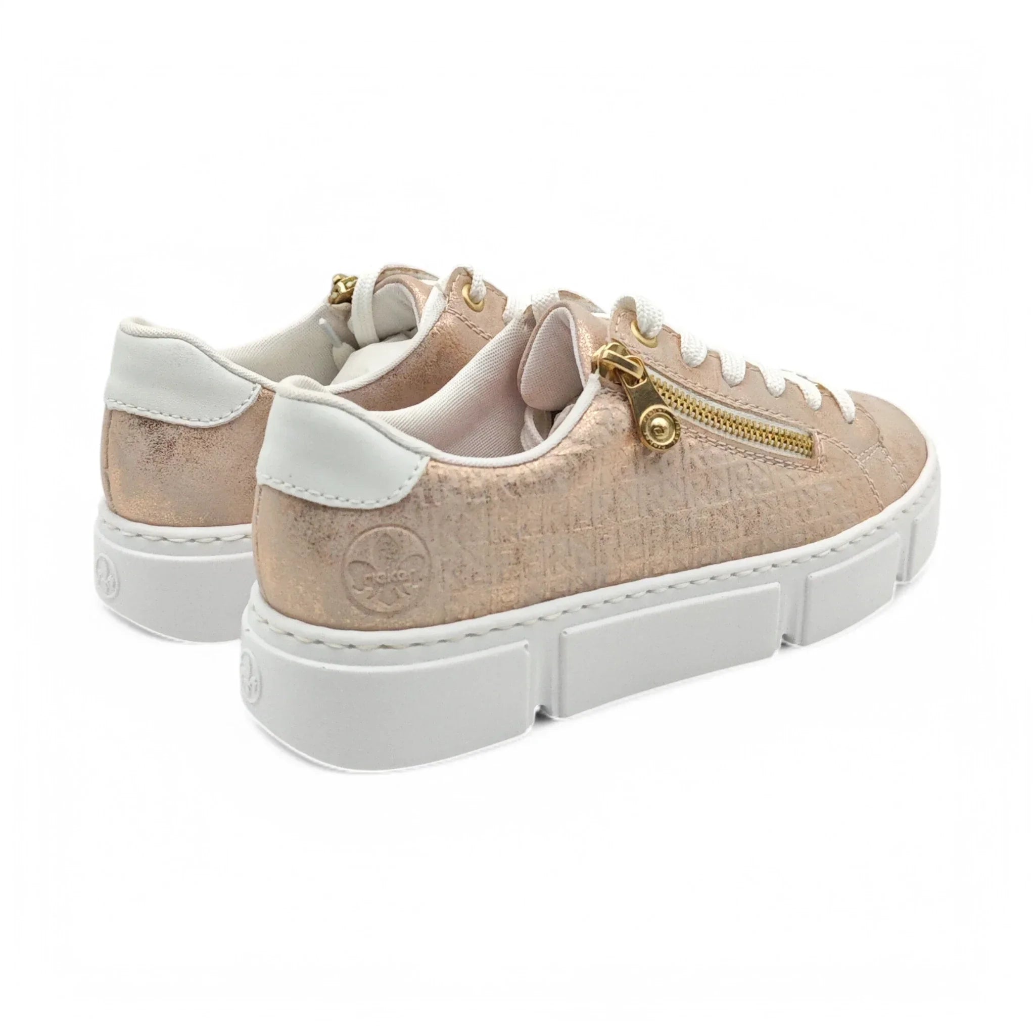 Rieker plitke ravne modne patike na šnjiranje 5917 - Obuća Monah