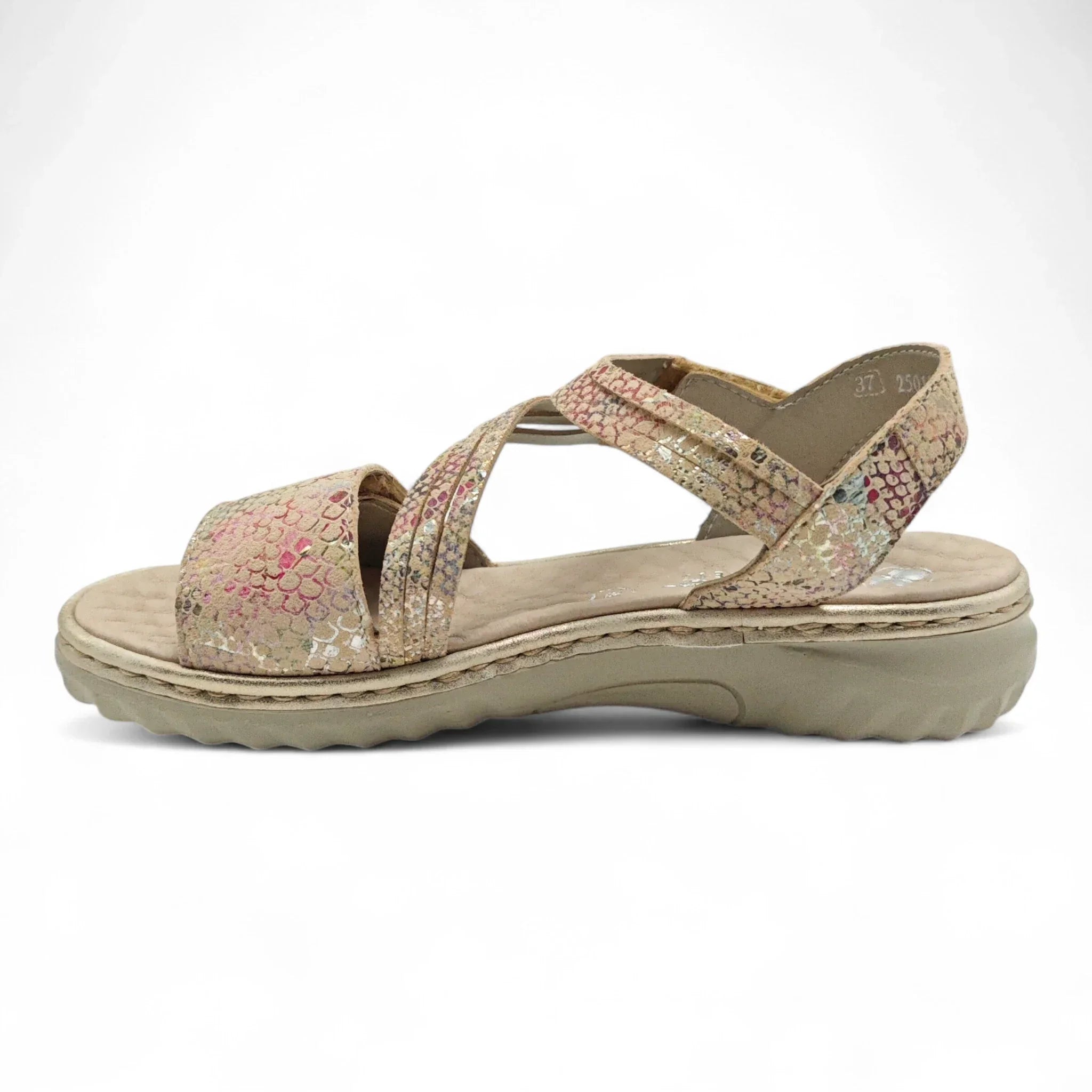 Rieker 60464 šarena pogled levo