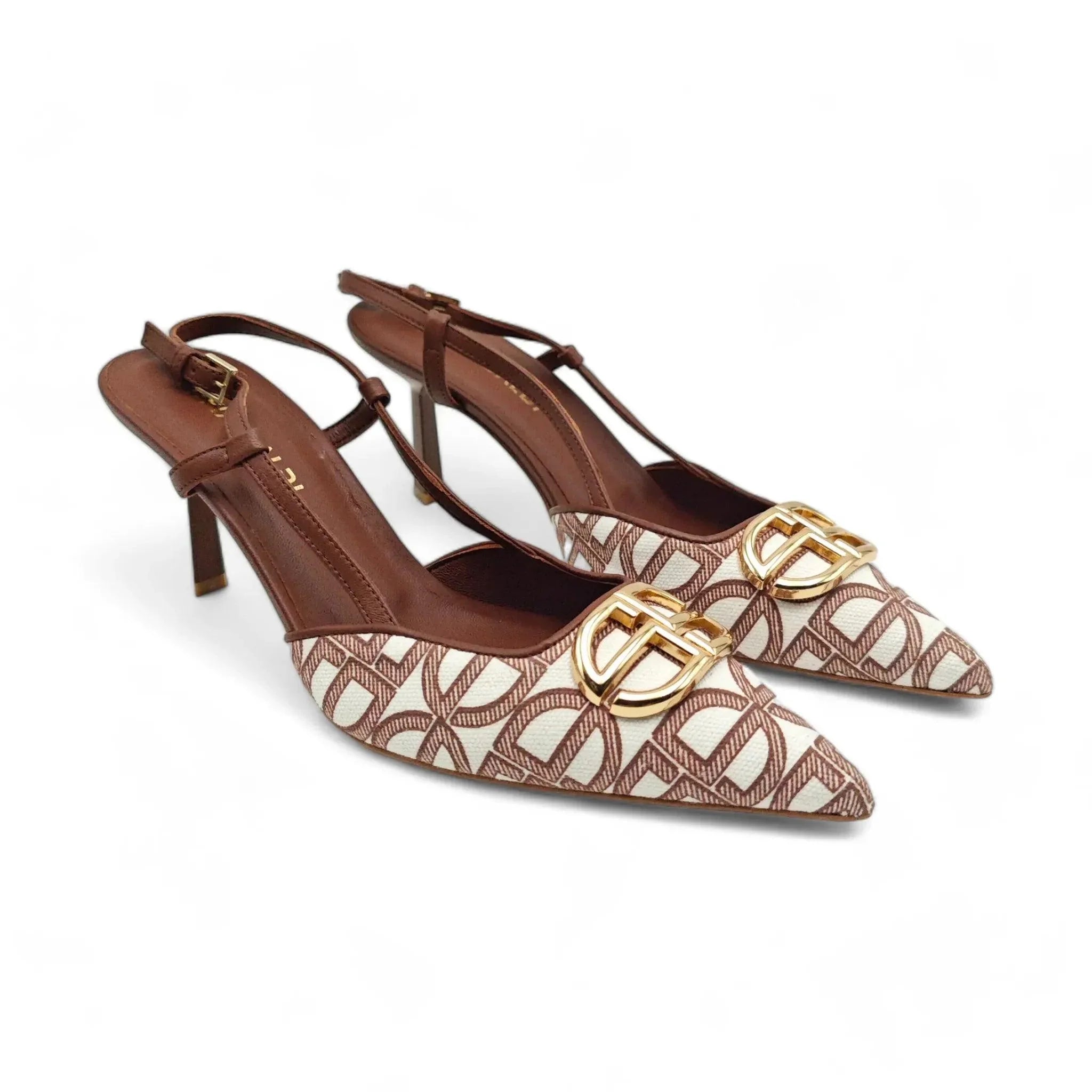 Sofia Baldi slingback D'Orsay sandale na stiletto štiklu 90171 - Obuća Monah