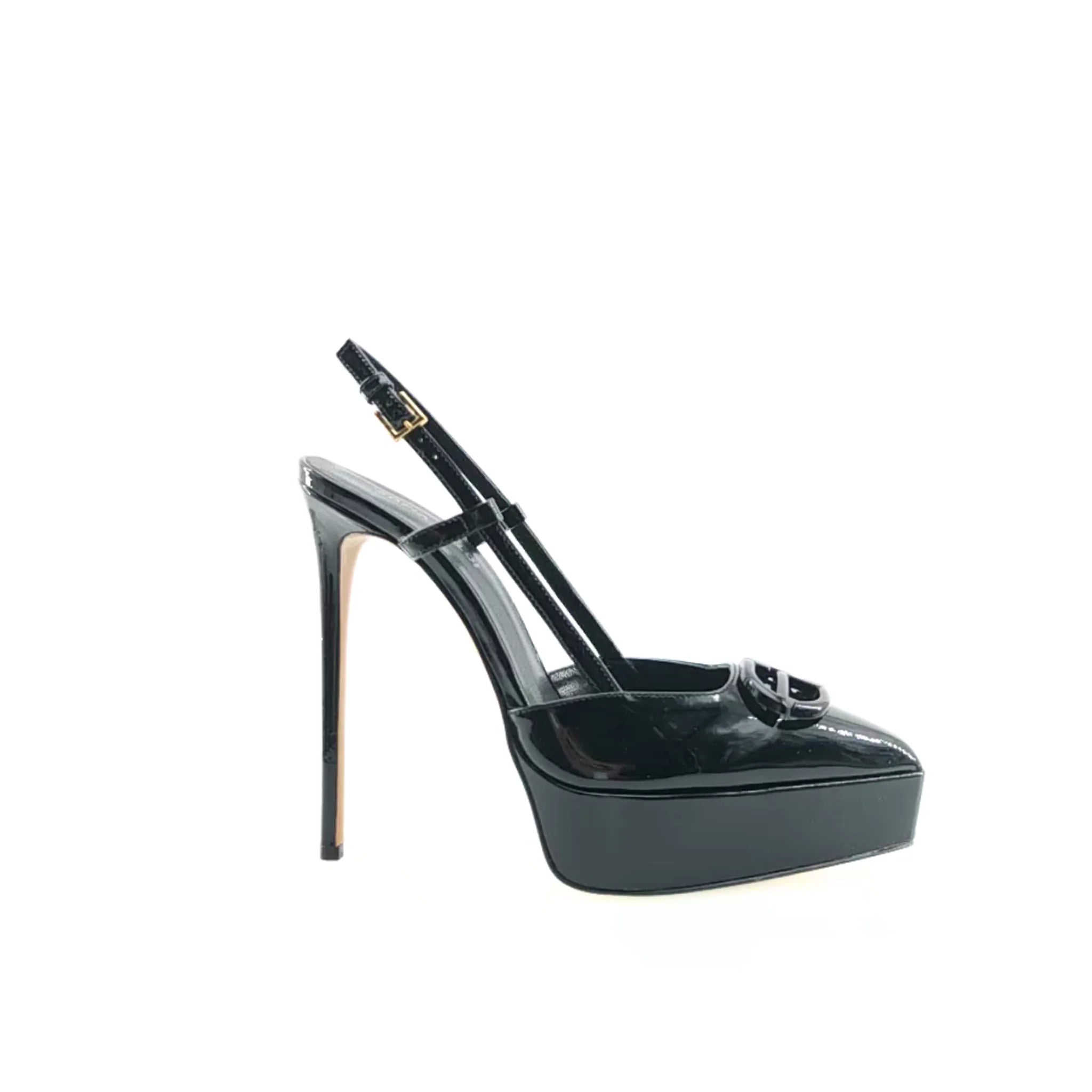 Sofia Baldi slingback D'Orsay sandale na špicastu štiklu 9016