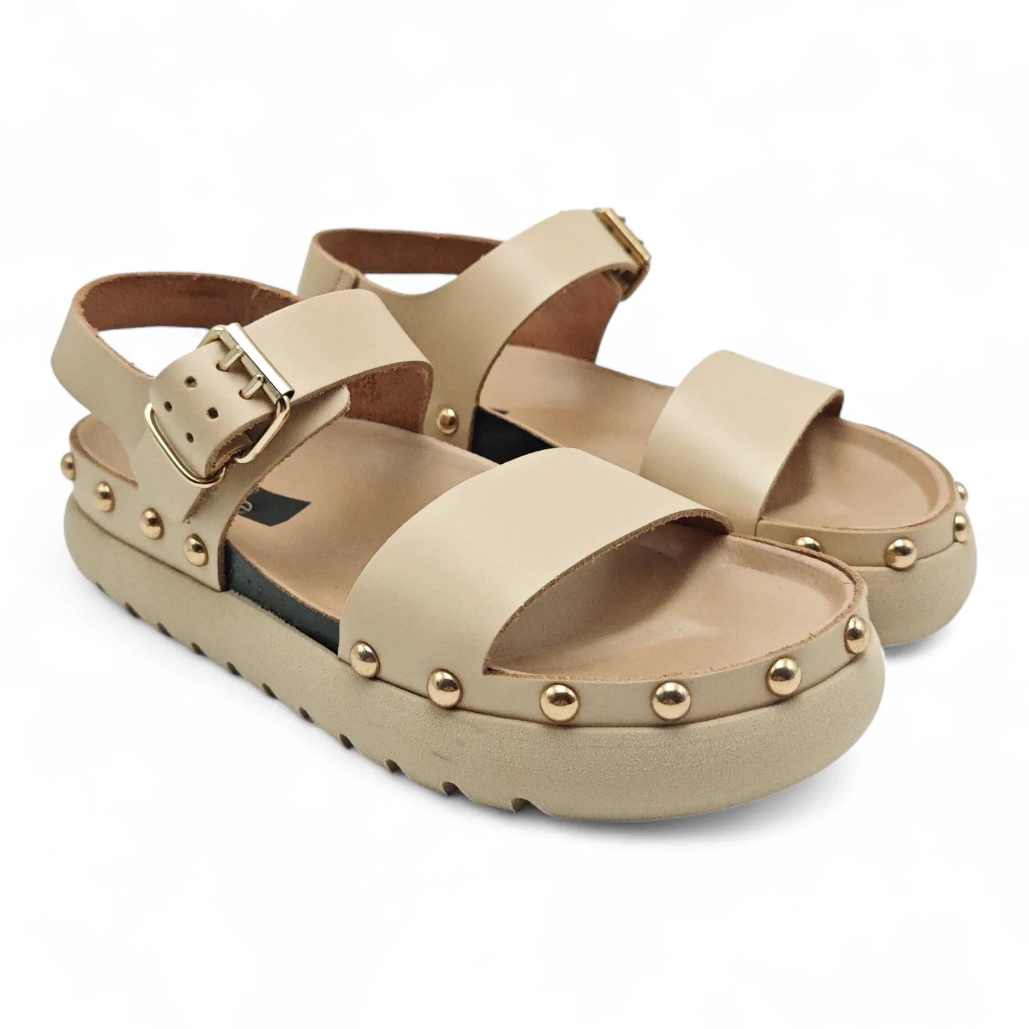 Take Me ravne sandale sa remenom za gležanj 2401 - Obuća Monah