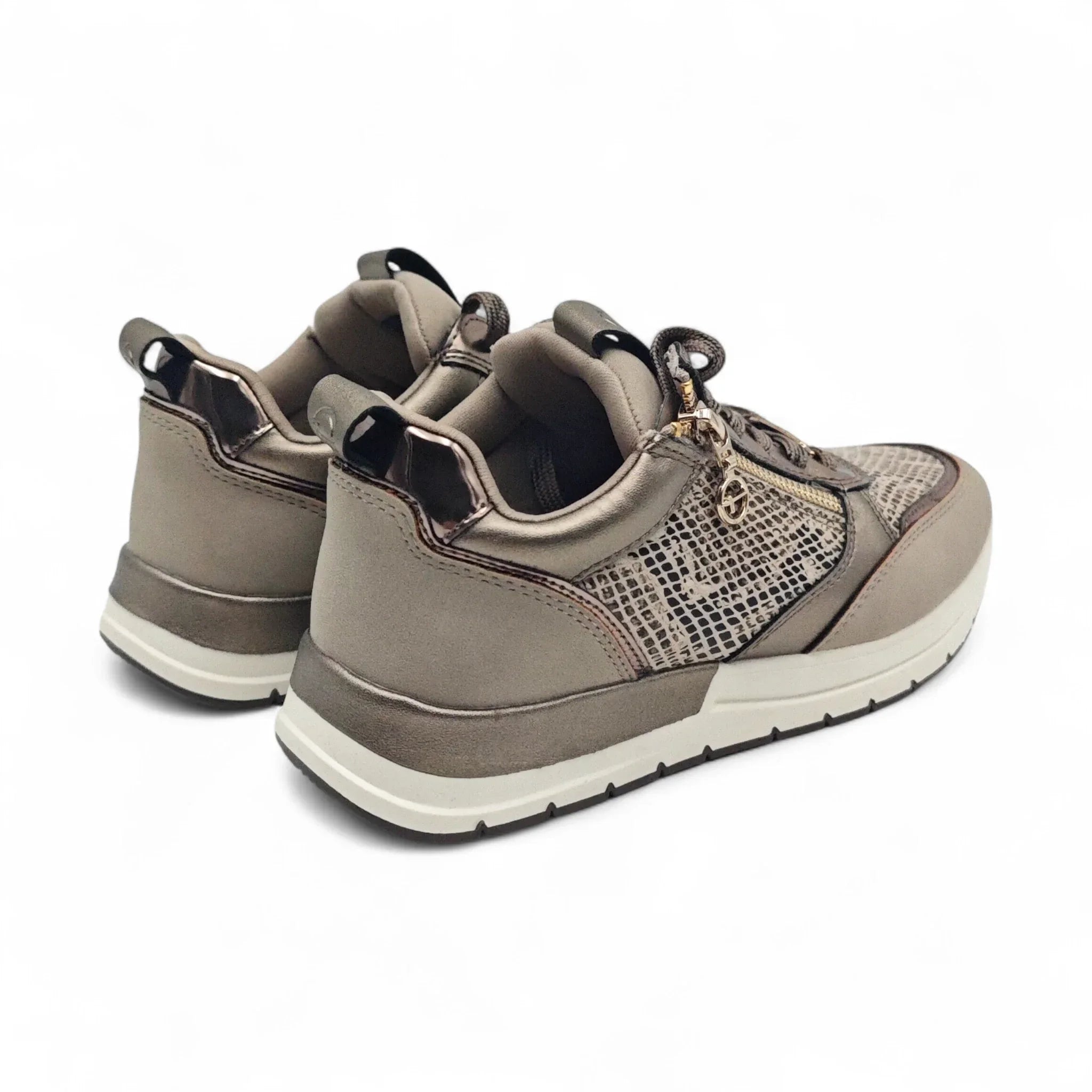 Tamaris 23732 maglovito taupe pogled straga