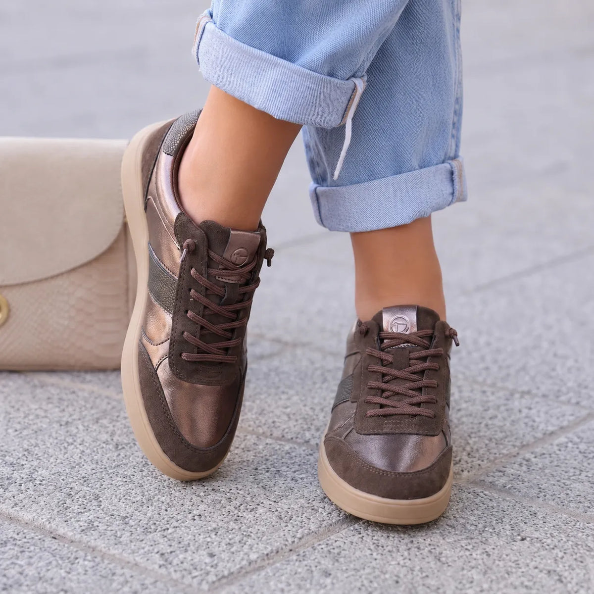 Tamaris 23747 braon on foot #Boja_braon