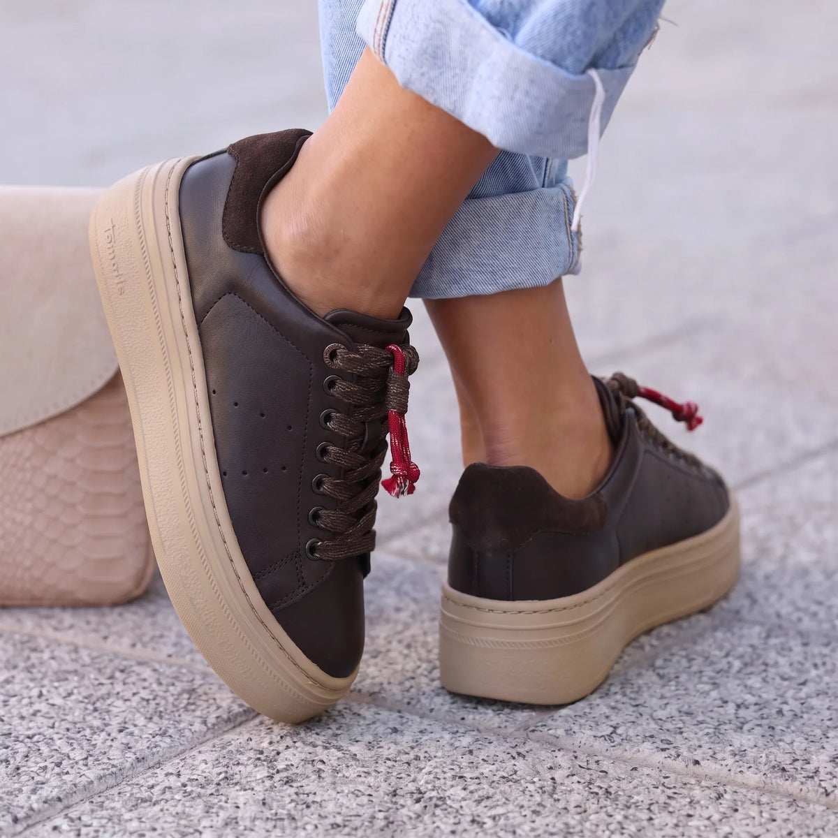 Tamaris 23775 braon on foot 02 #Boja_braon
