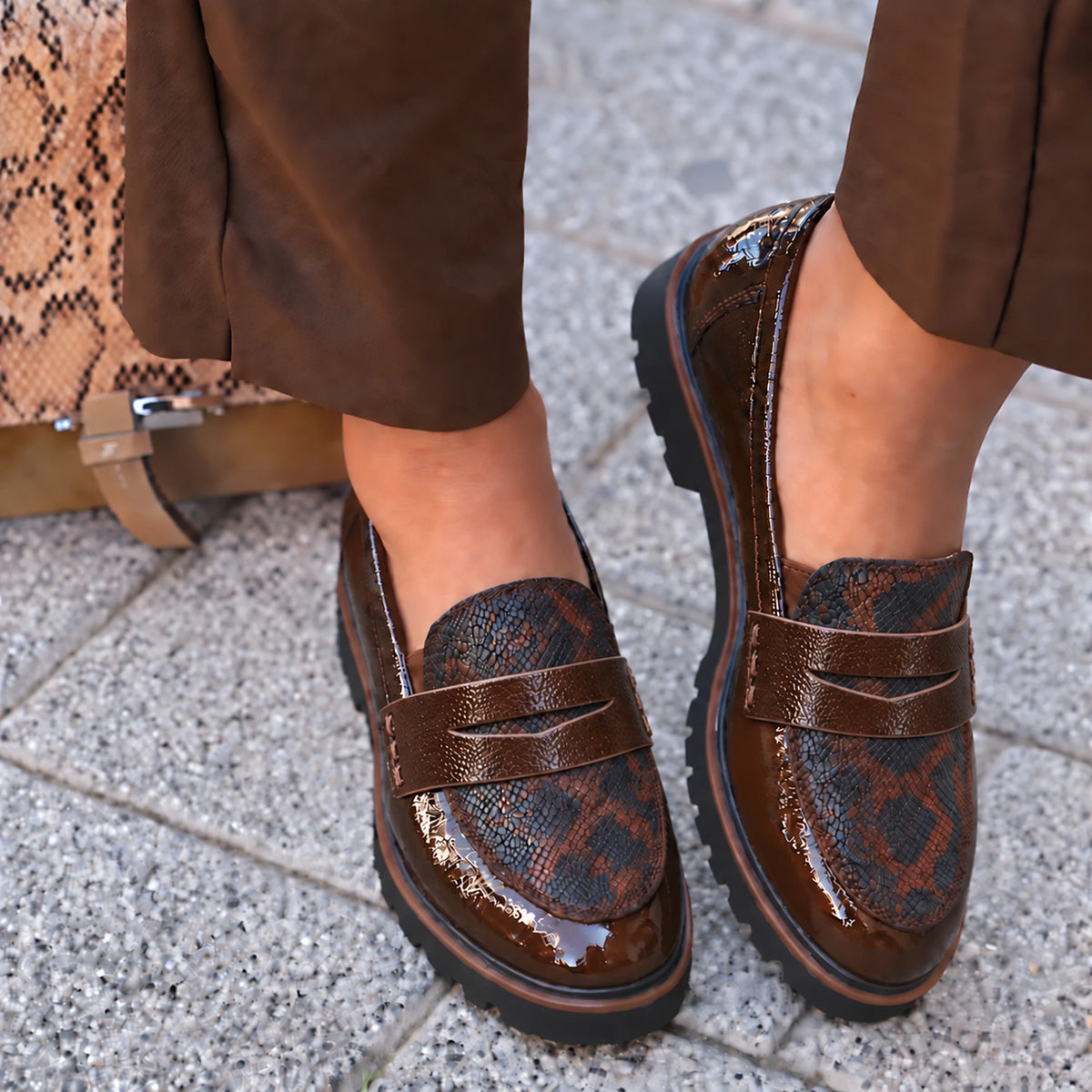 Tamaris 24312 braon on foot #Boja_braon