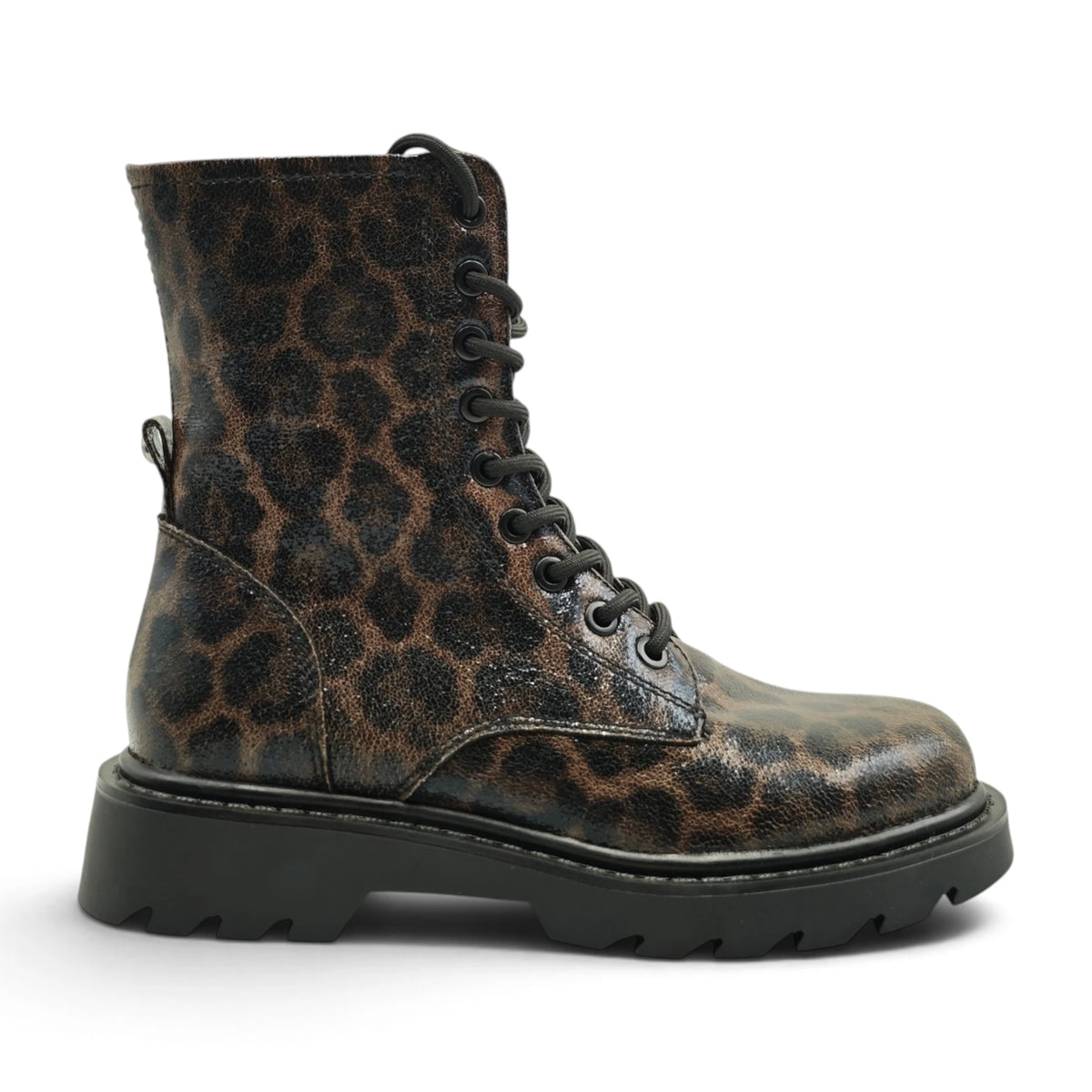 Martinke Tamaris 25918 na dekorativnoj štikli na pertlanje za ležerne prilike Smeđi leopard