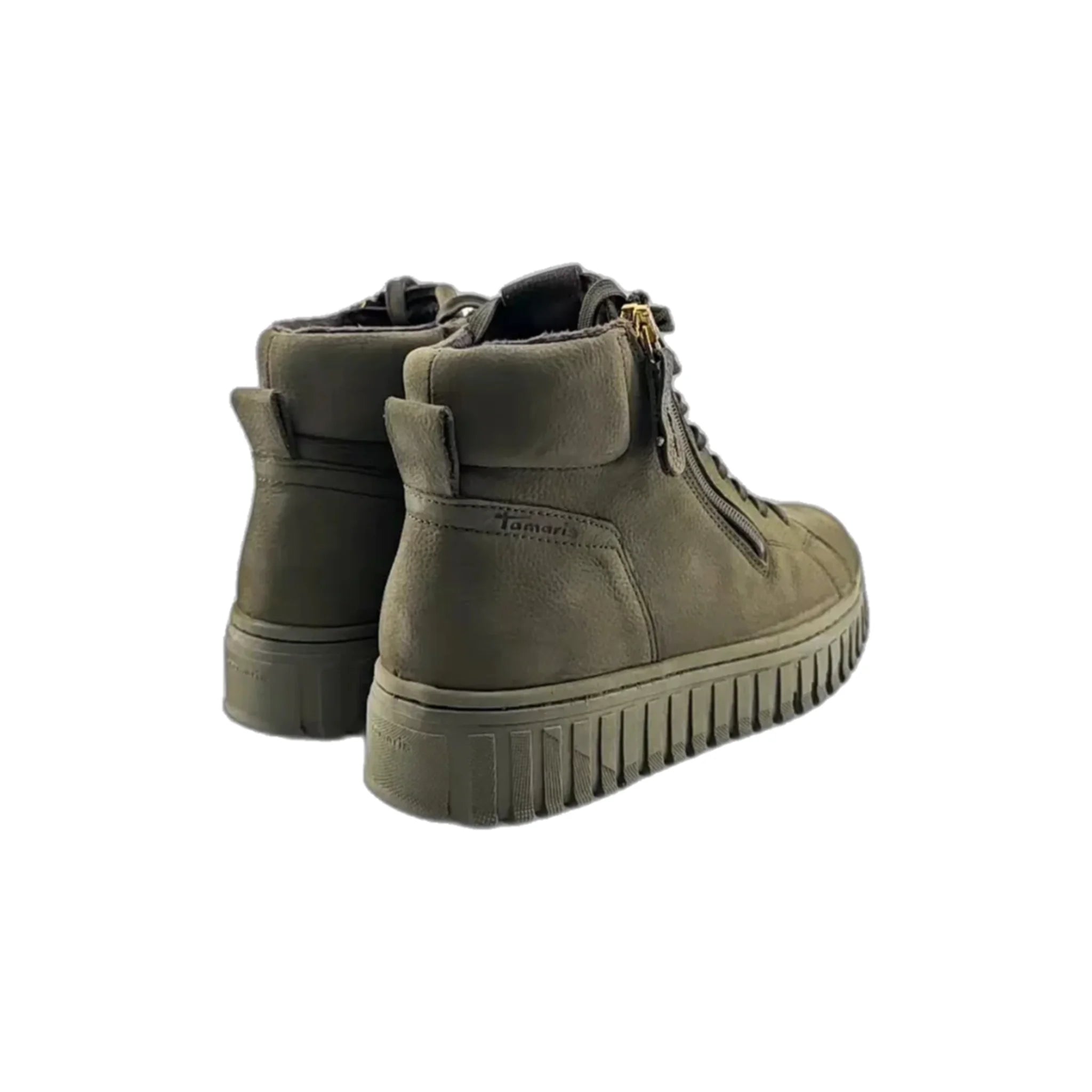 Tamaris kratke ravne Desert gležnjače sa zip zatvaračem 25206 - Obuća Monah