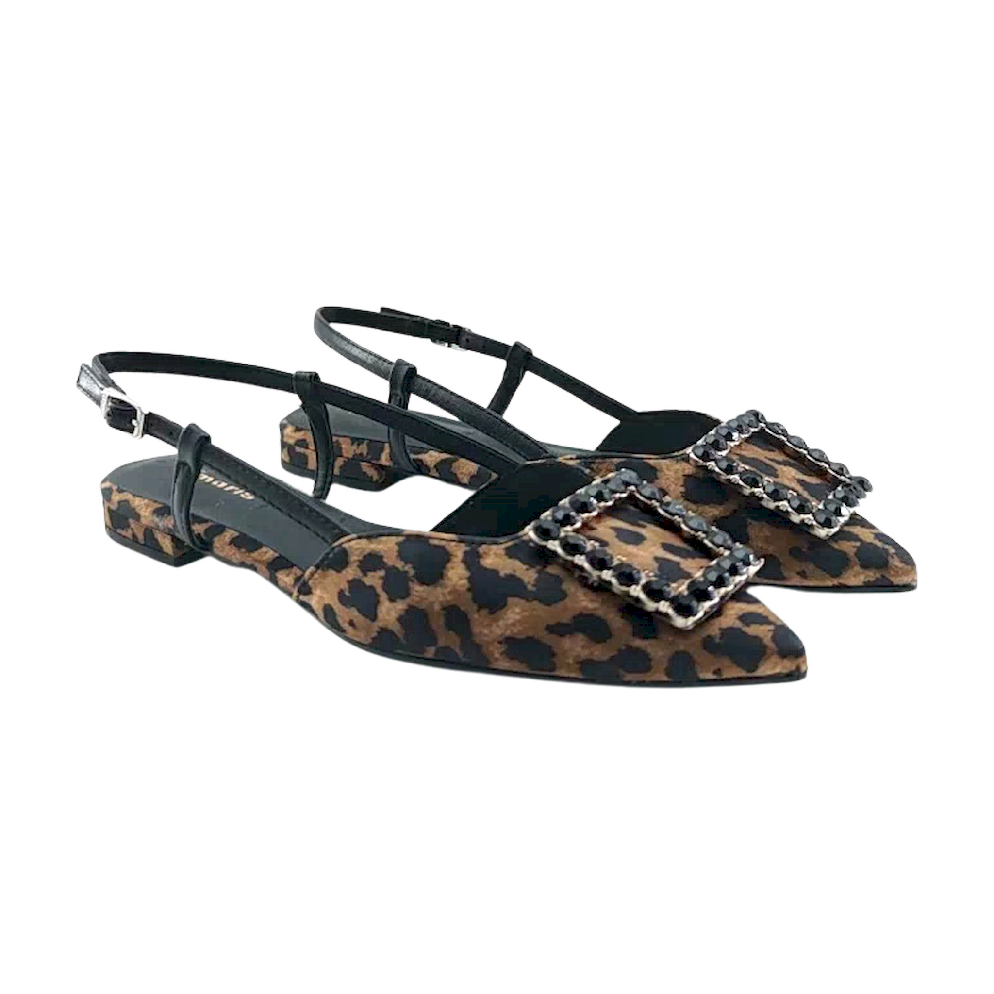 Tamaris D'Orsay ravne sandale sa podesivim remenom 29403