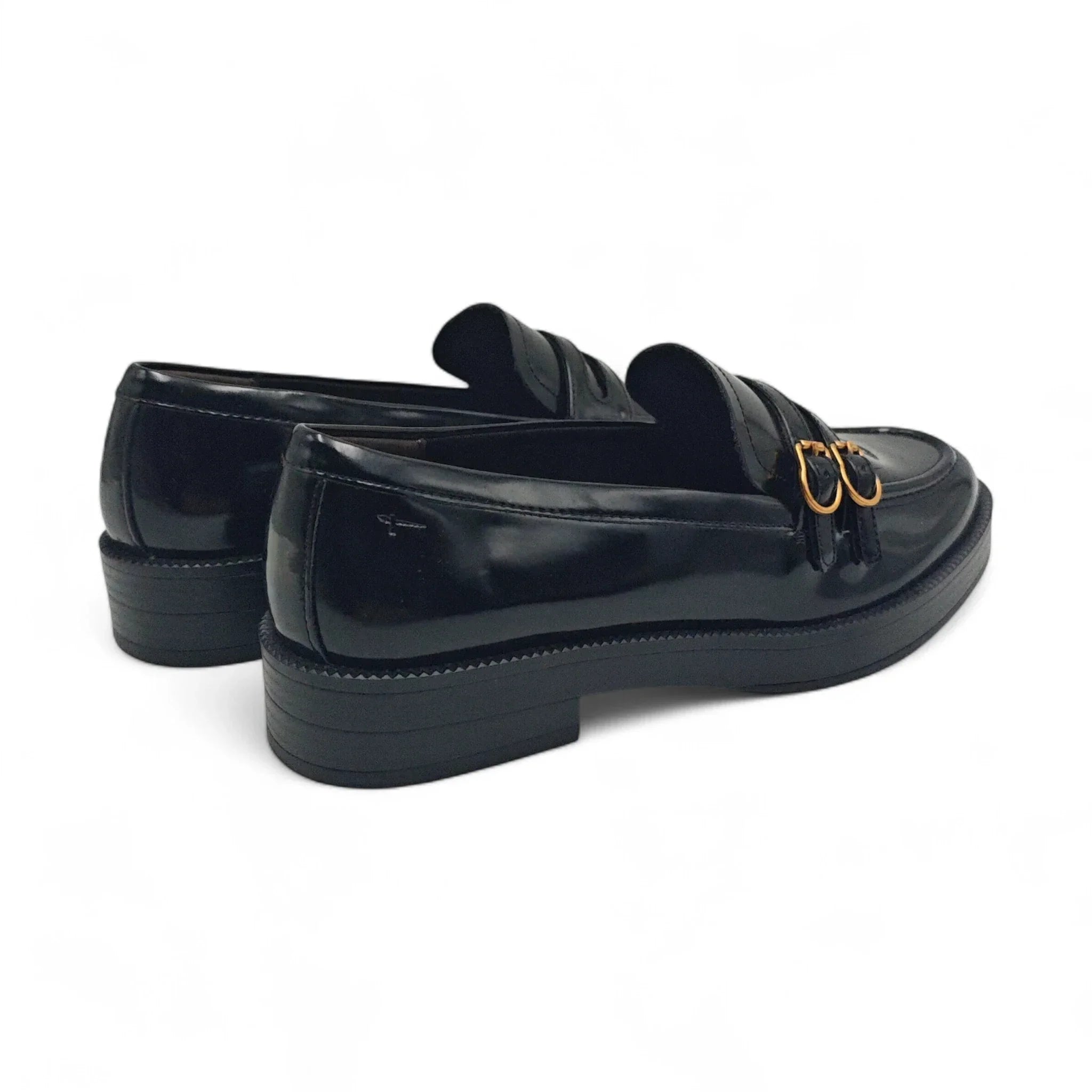 Tamaris klasične chunky ravne loafersice na PU đonu 24348