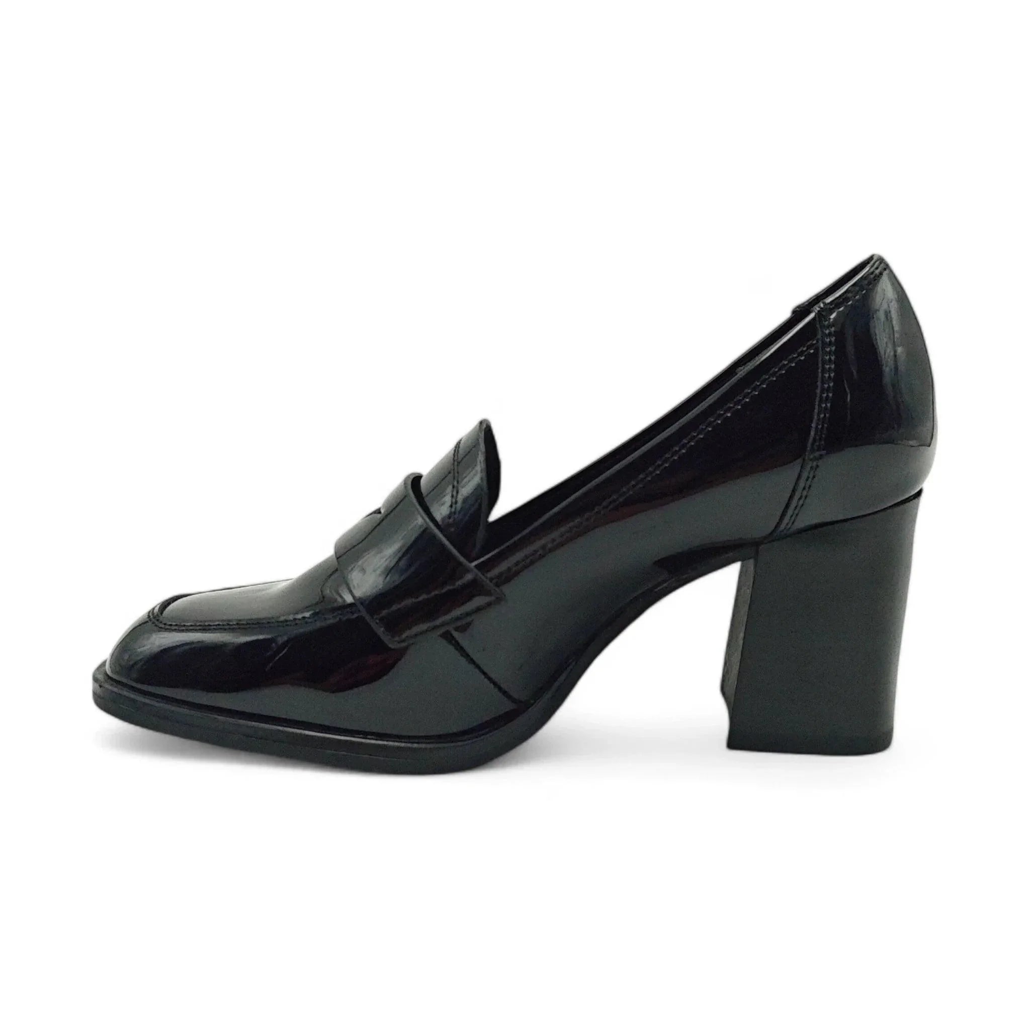 Tamaris klasične loafersice na blok štiklu 24438 - Obuća Monah