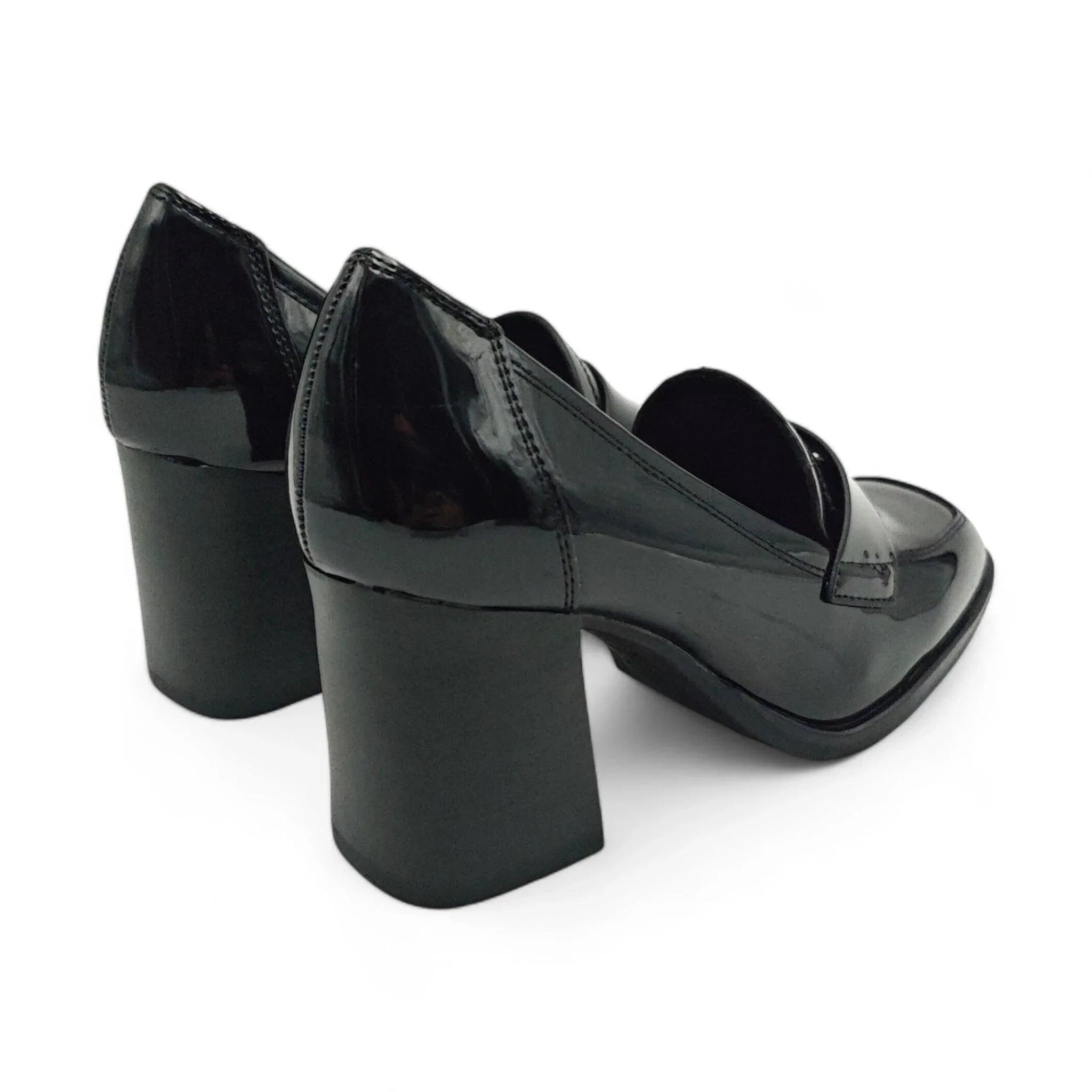 Tamaris klasične loafersice na blok štiklu 24438 - Obuća Monah