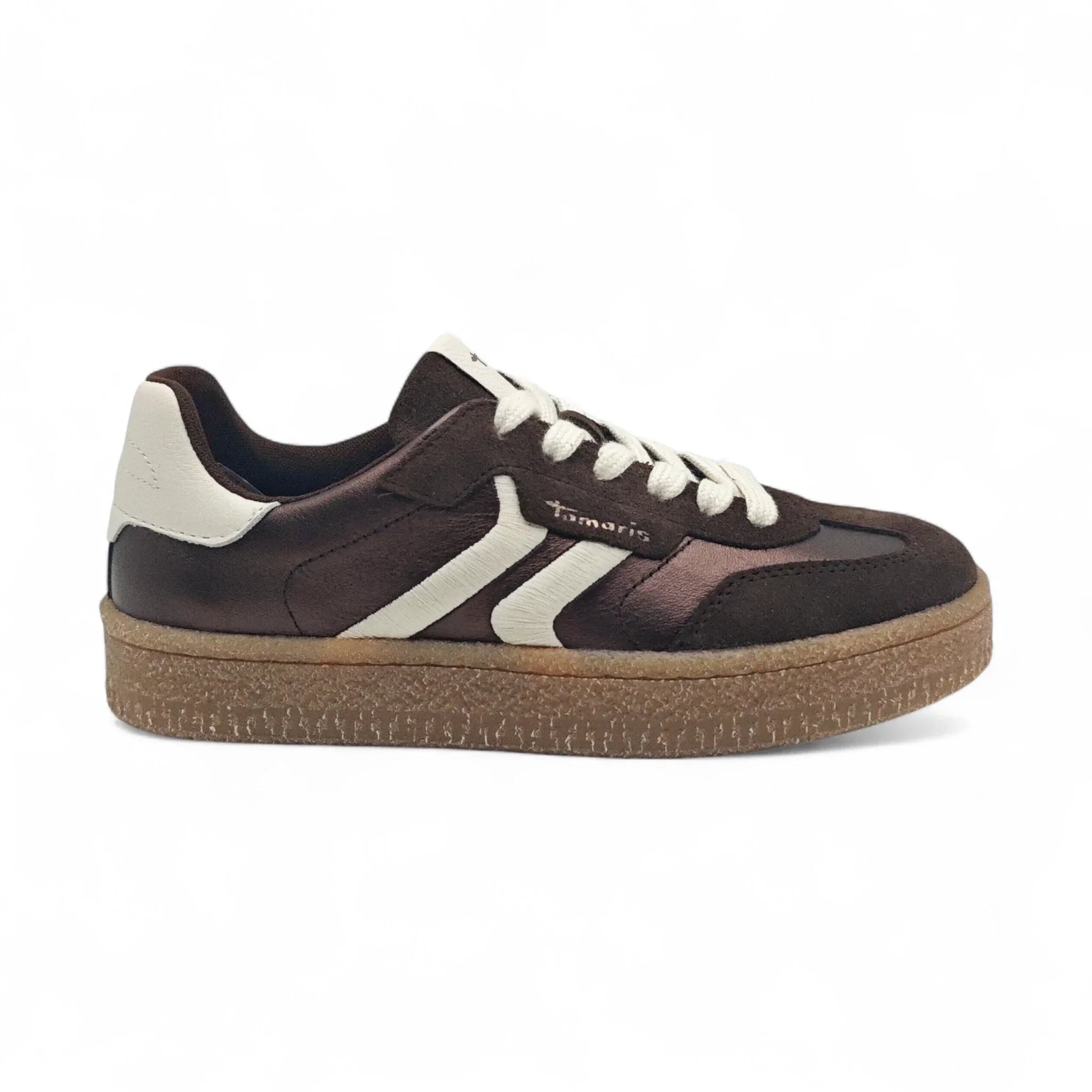 Tamaris plitke ravne modne patike na šnjiranje 23723 - Obuća Monah