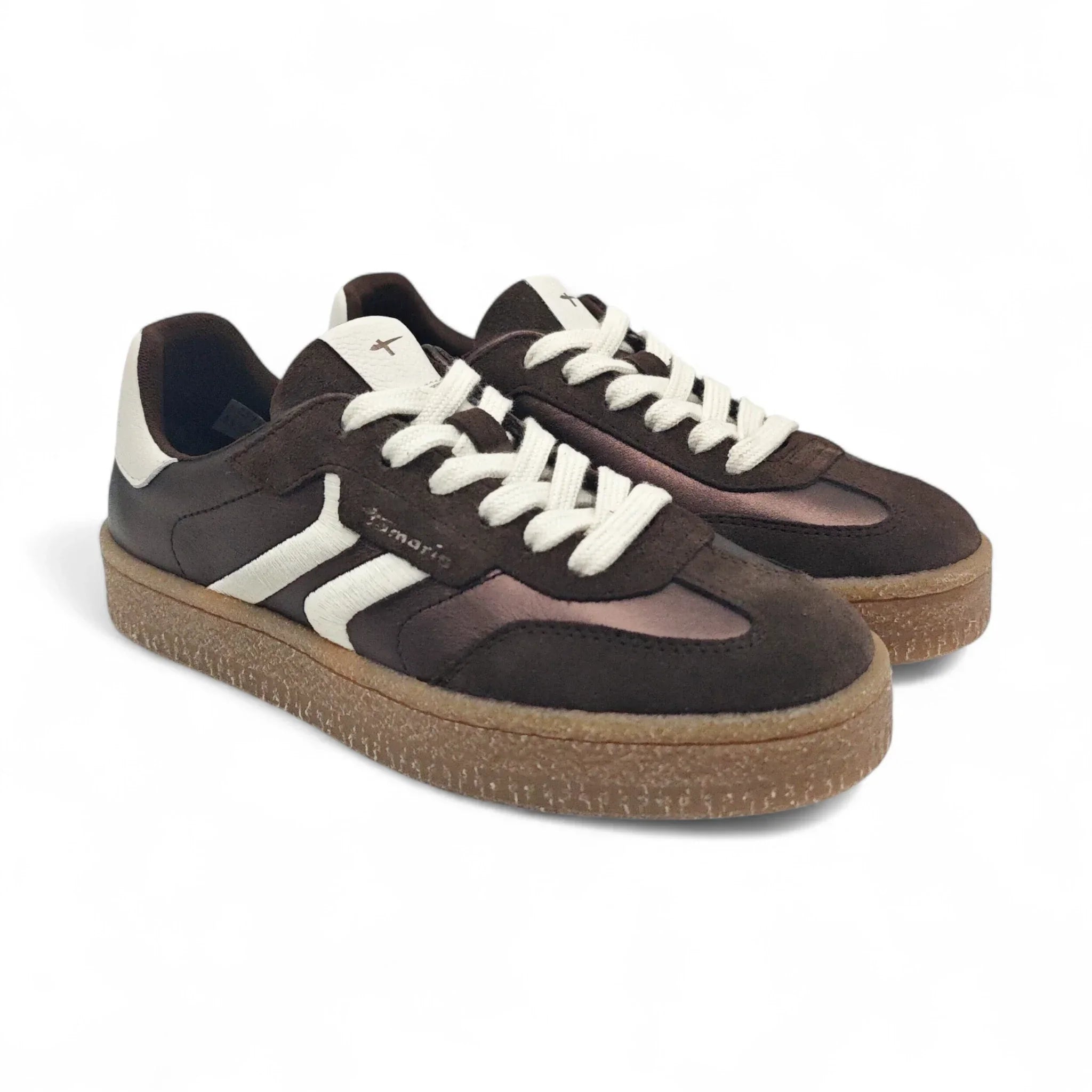 Tamaris plitke ravne modne patike na šnjiranje 23723 - Obuća Monah