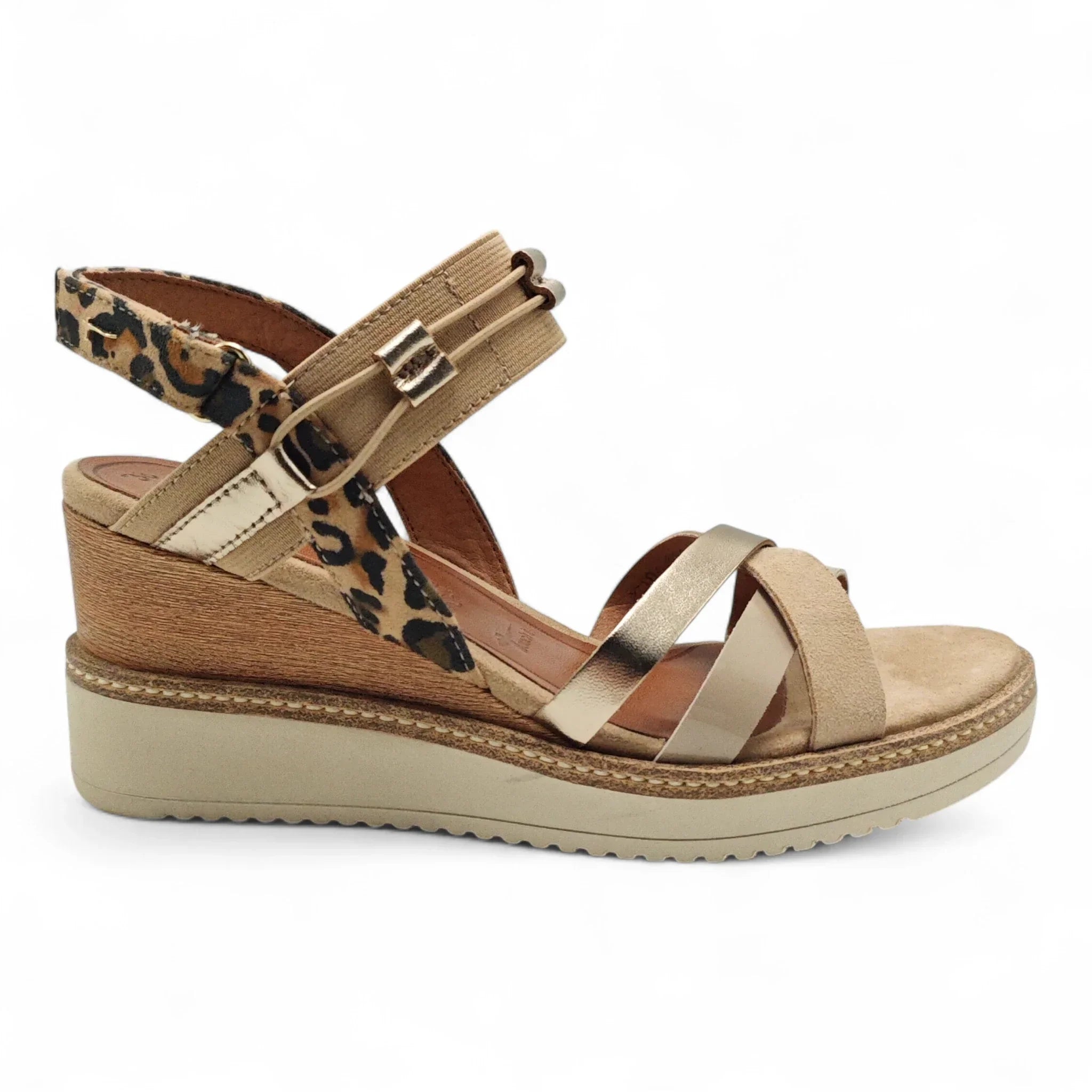 Tamaris sandale na punu petu sa remenom za gležanj 28357 - Obuća Monah