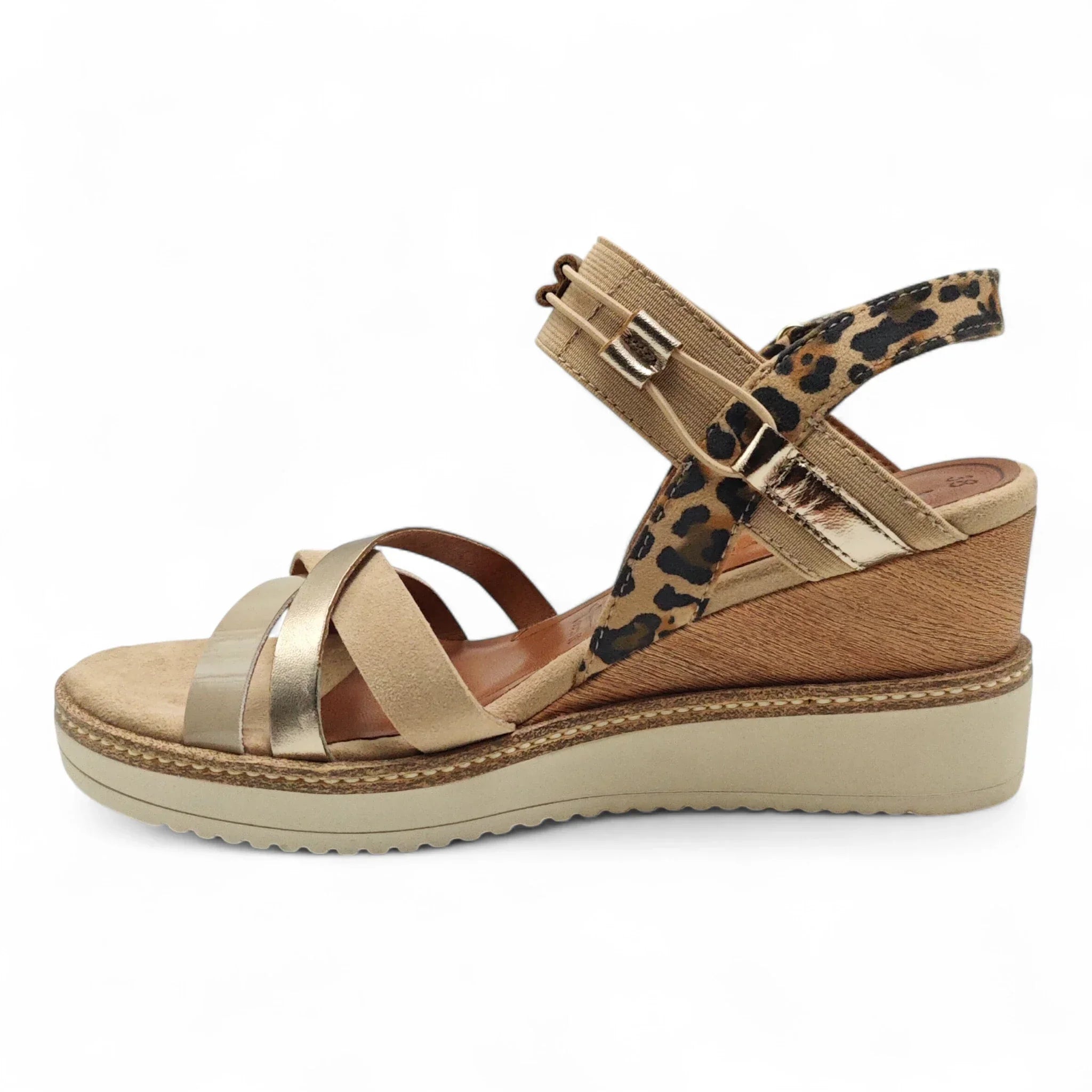 Tamaris sandale na punu petu sa remenom za gležanj 28357 - Obuća Monah