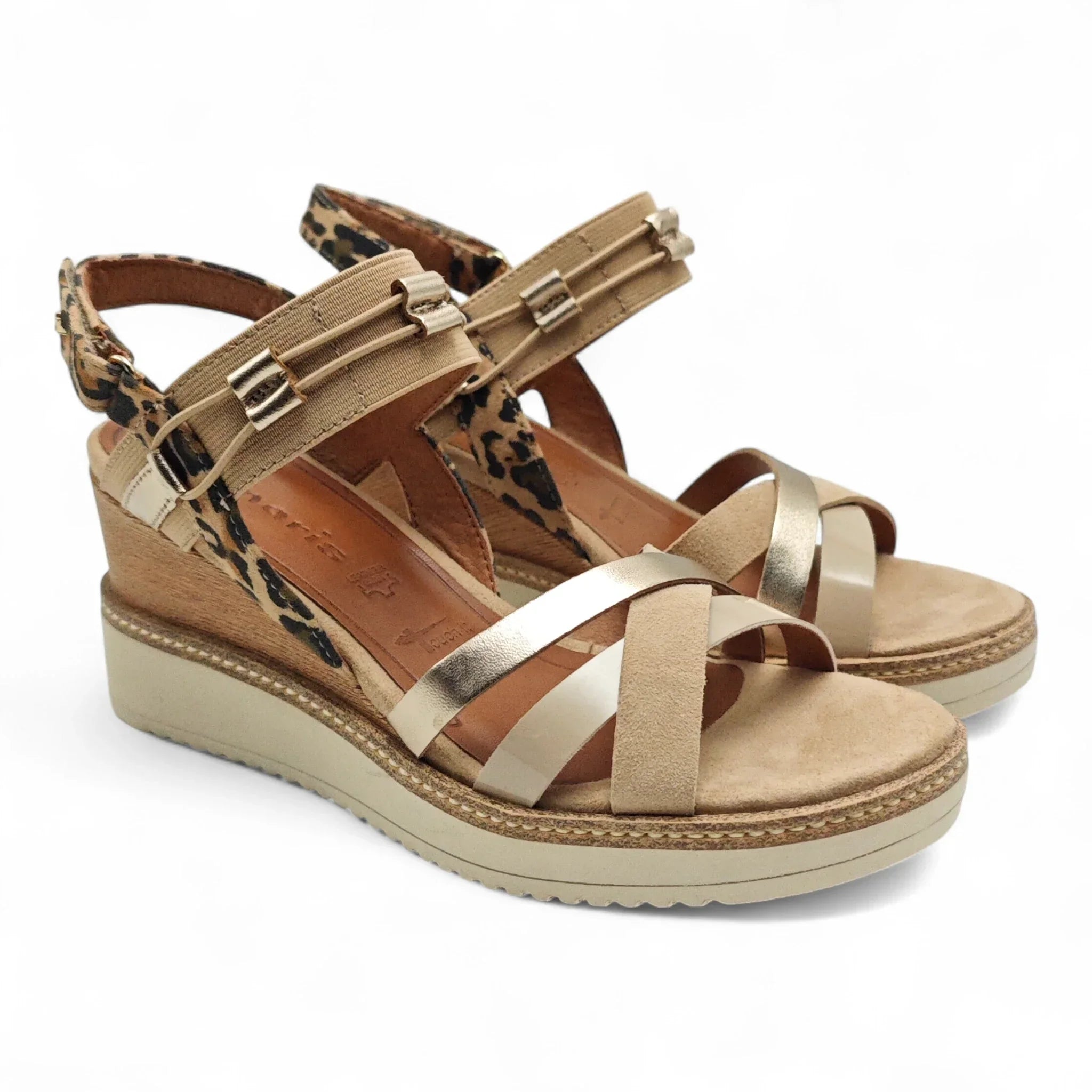 Tamaris sandale na punu petu sa remenom za gležanj 28357 - Obuća Monah