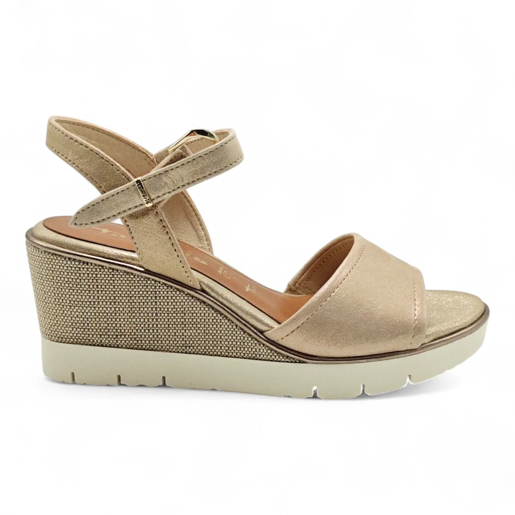 Tamaris sandale na punu petu sa remenom za gležanj 28360 - Obuća Monah