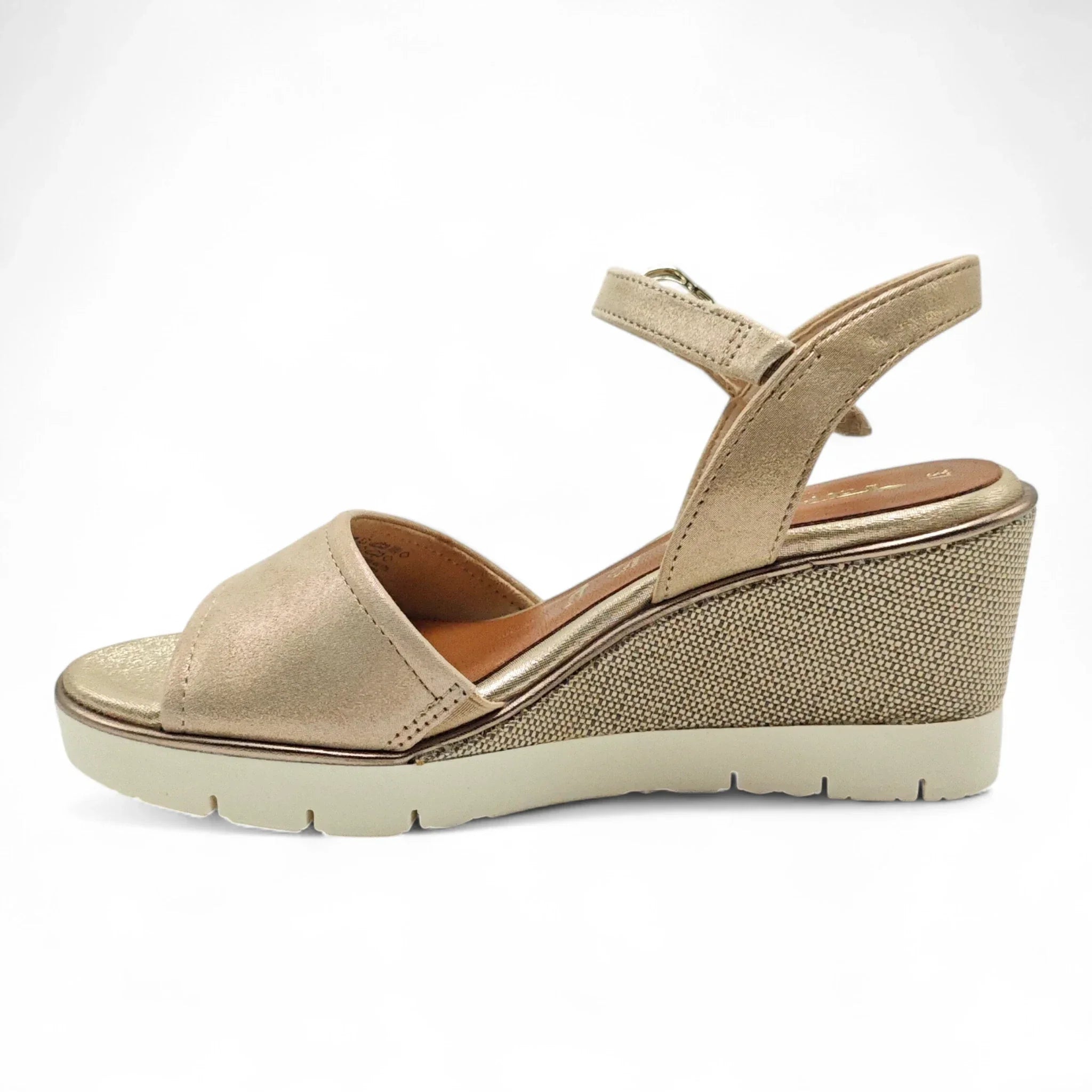 Tamaris sandale na punu petu sa remenom za gležanj 28360 - Obuća Monah