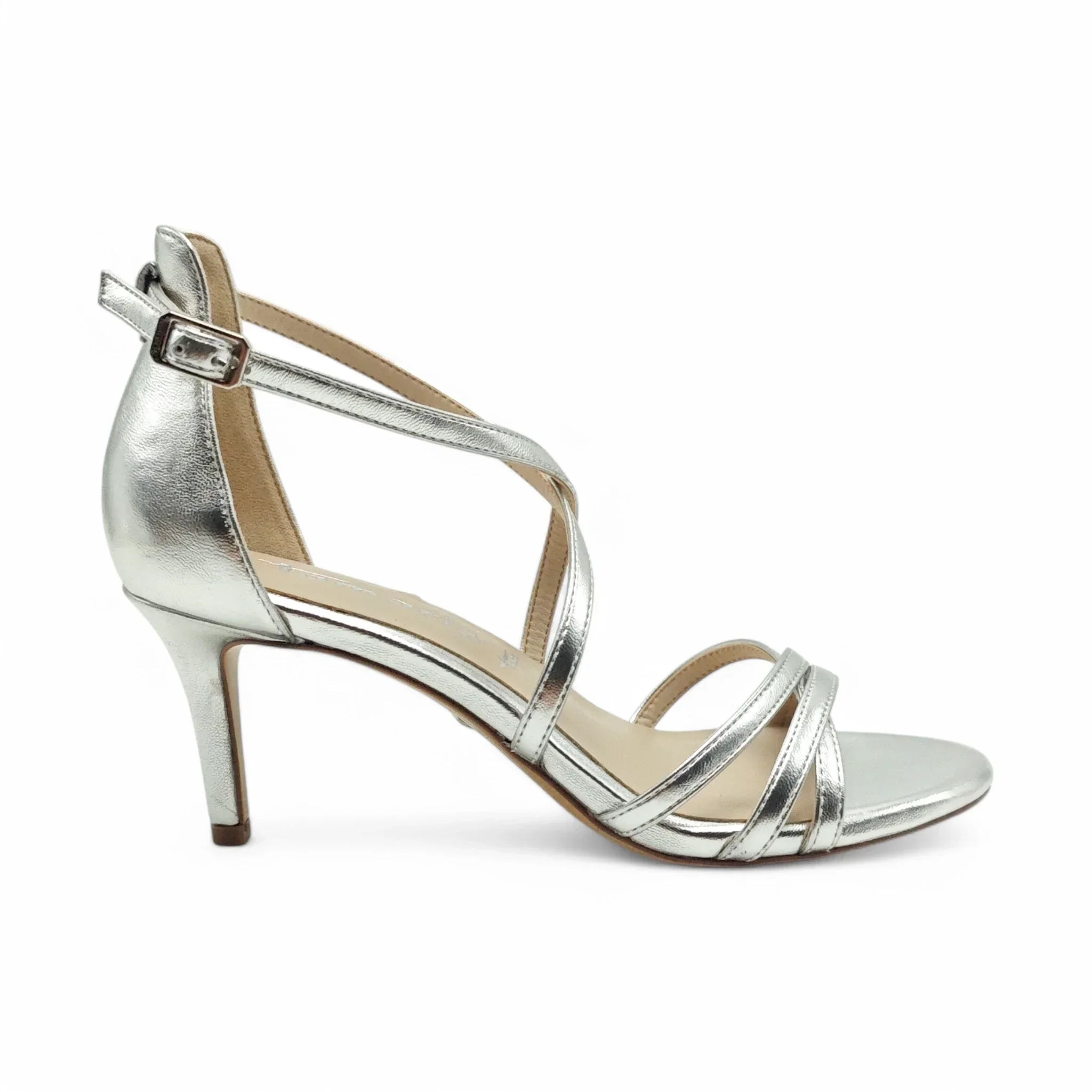 Tamaris sandale sa X-remenom na stiletto štiklu 28348 - Obuća Monah