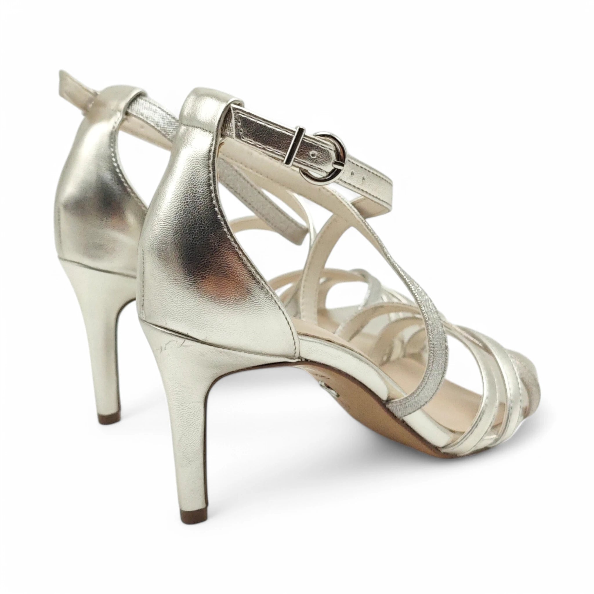 Tamaris sandale sa X-remenom na stiletto štiklu 28382