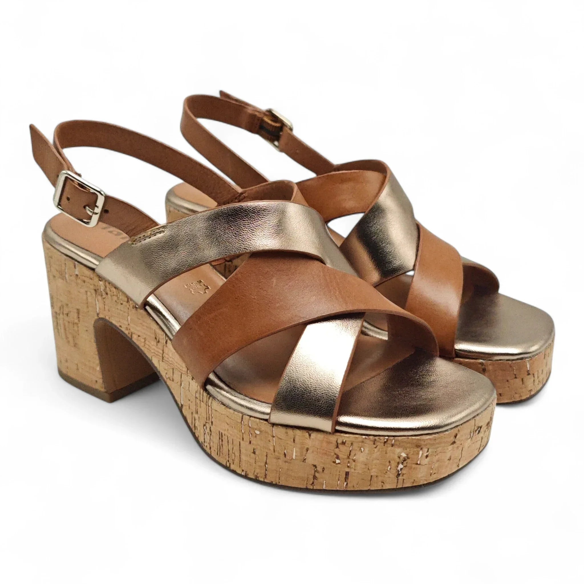 Tamaris sandale sa remenom za gležanj na blok štiklu 28312 - Obuća Monah