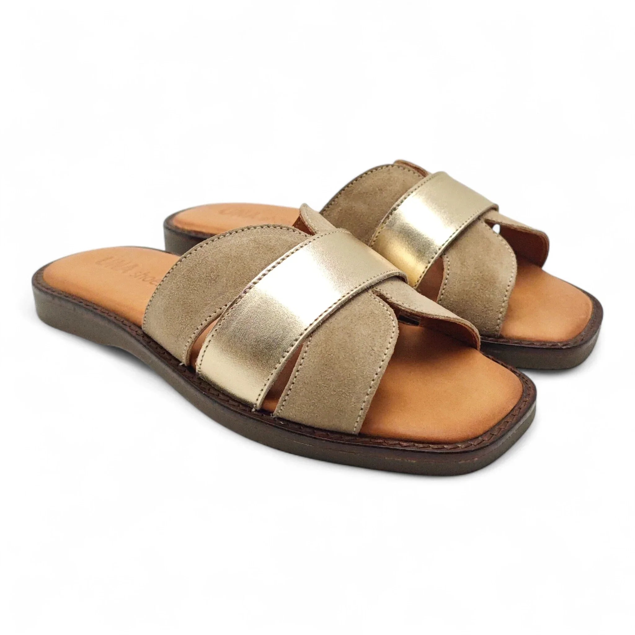 Una ravne papuče na TRP đonu 7012613 - Obuća Monah