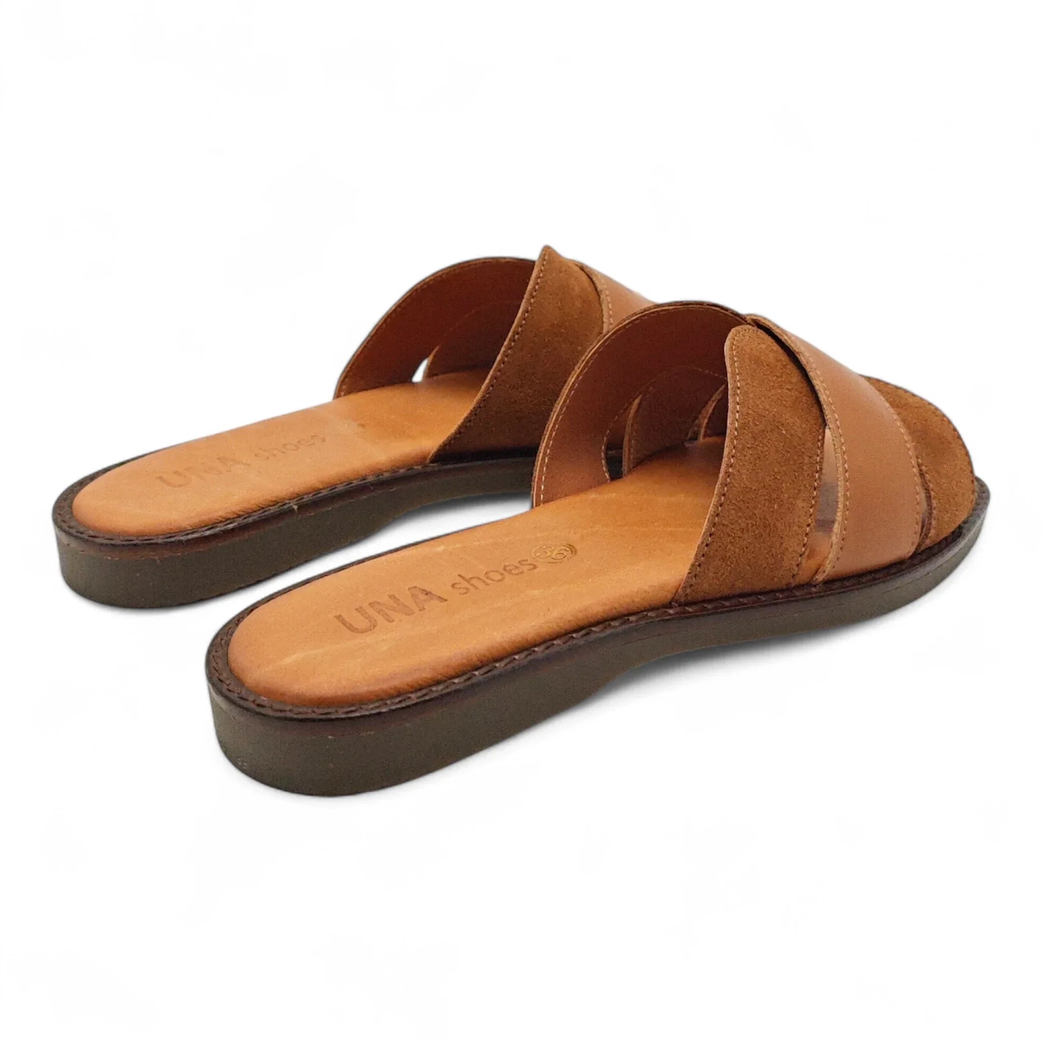 Una ravne papuče na TRP đonu 7012613 - Obuća Monah