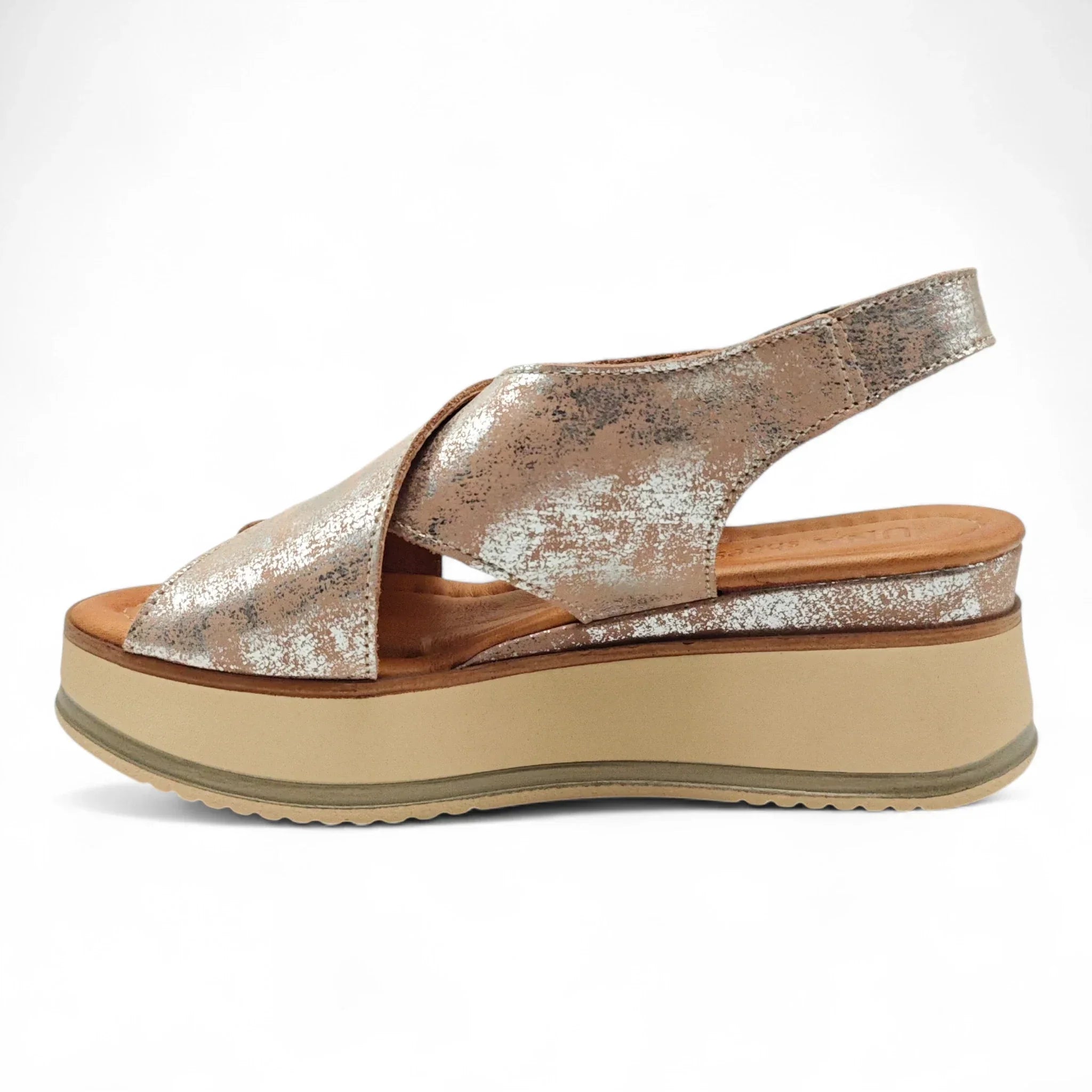 Una sandale na punu petu sa podesivim remenom 70109 - Obuća Monah