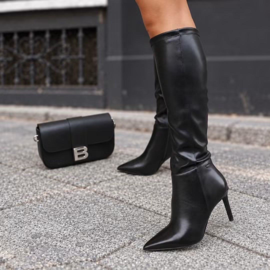 Čizme do kolena Tamaris 25556 na stiletto štikli za svečane i večernje prilike