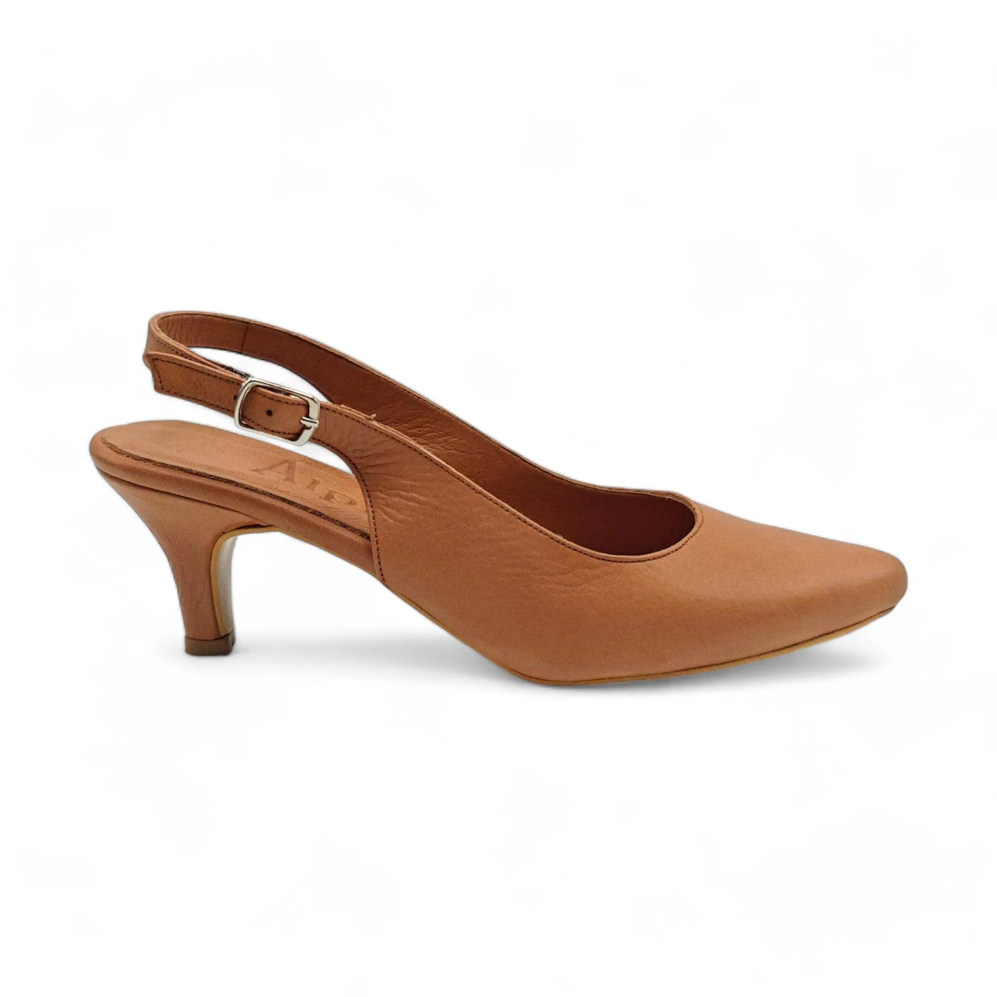 Alpler slingback D'Orsay sandale na mačiju štiklu 7610 - Obuća Monah