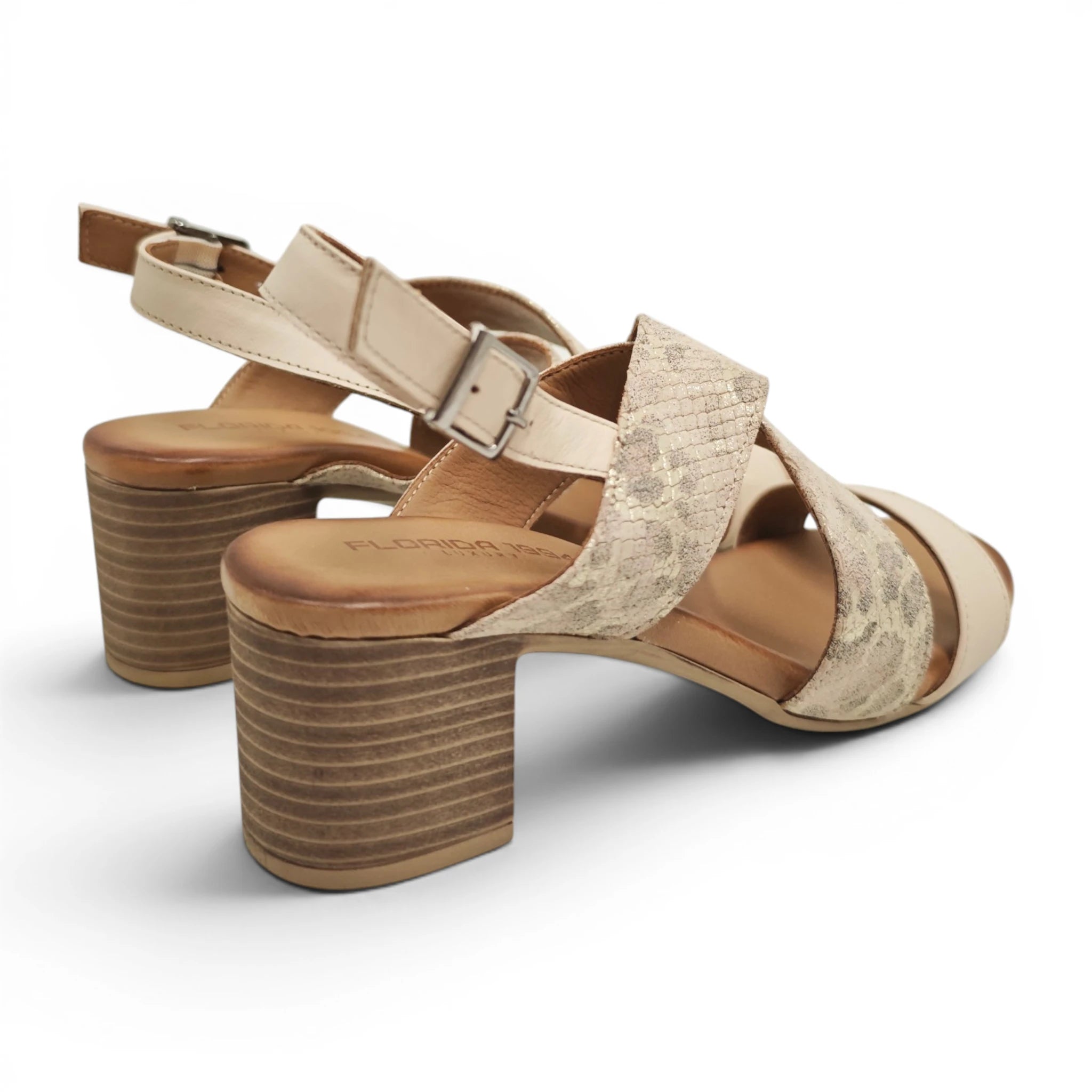 Ballerins 24038 bež pogled straga
