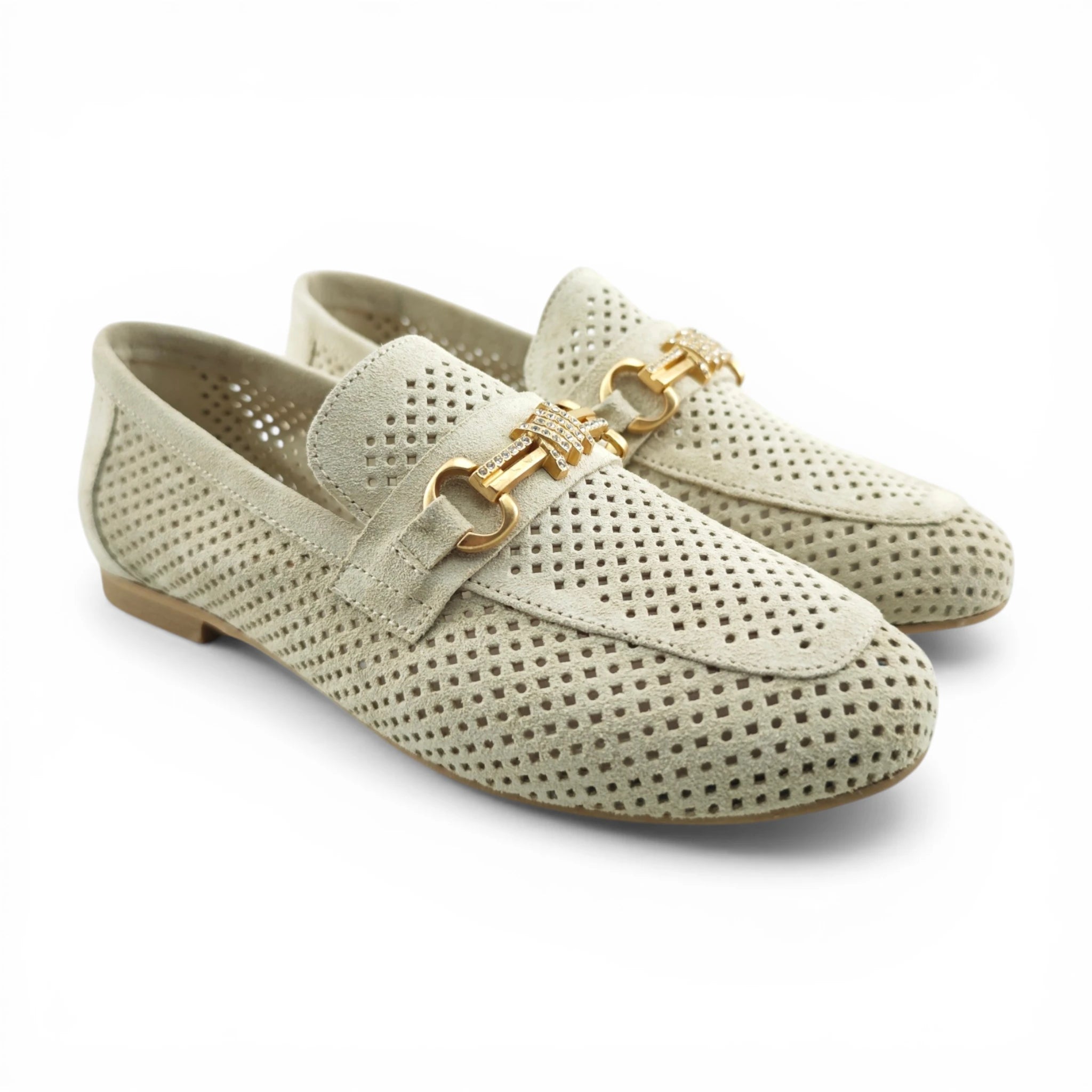 Ballerins 2602 maglovito taupe pogled spreda