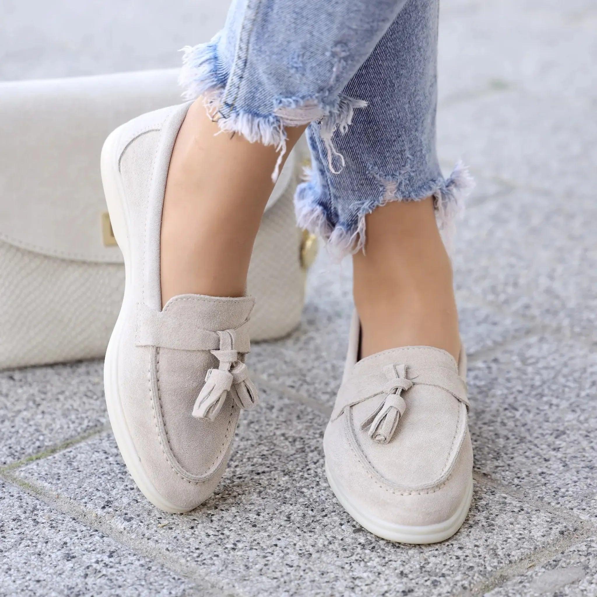 Ballerins klasične Tassel ravne loafersice sa resicama 2021 - Obuća Monah
