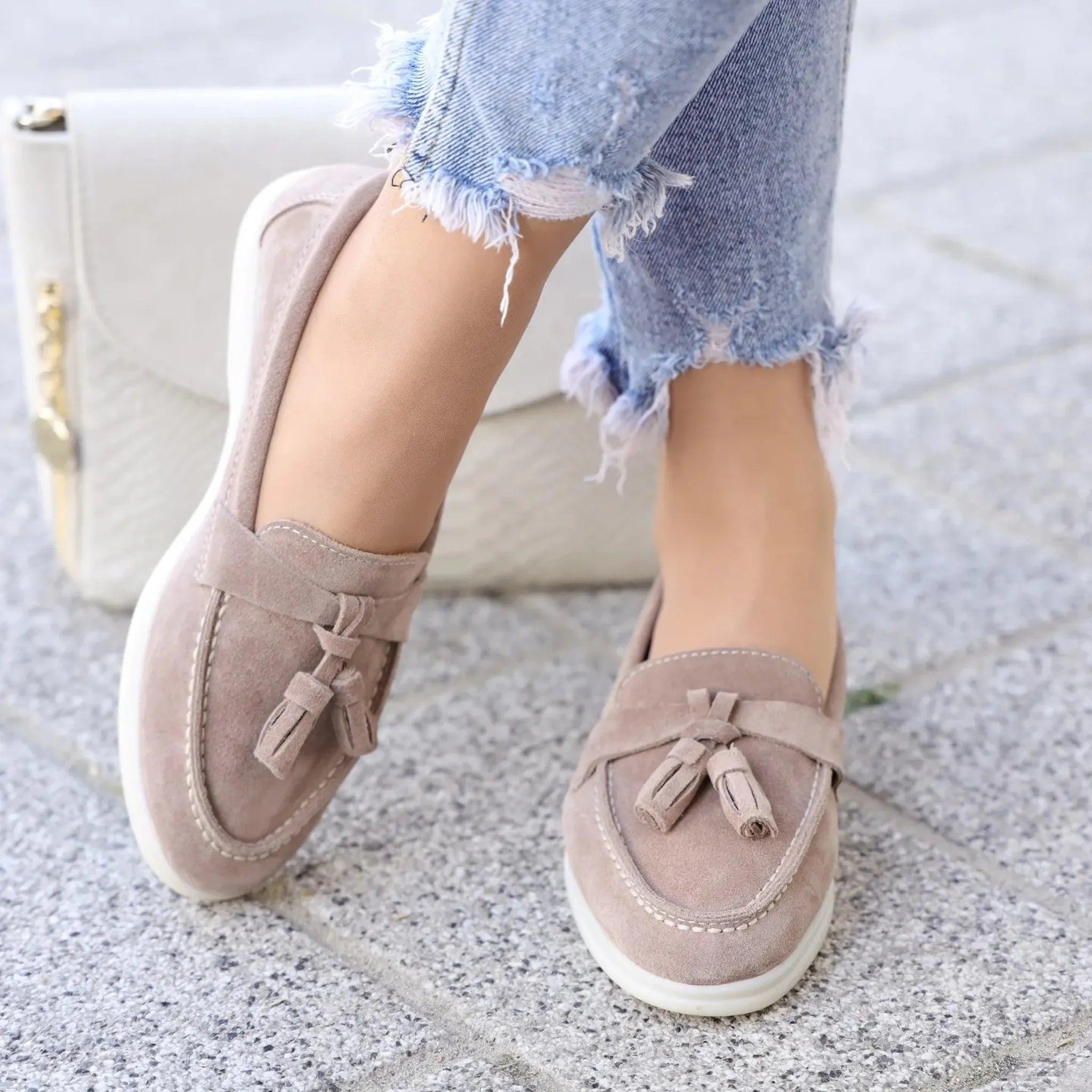 Ballerins klasične Tassel ravne loafersice sa resicama 2021 - Obuća Monah
