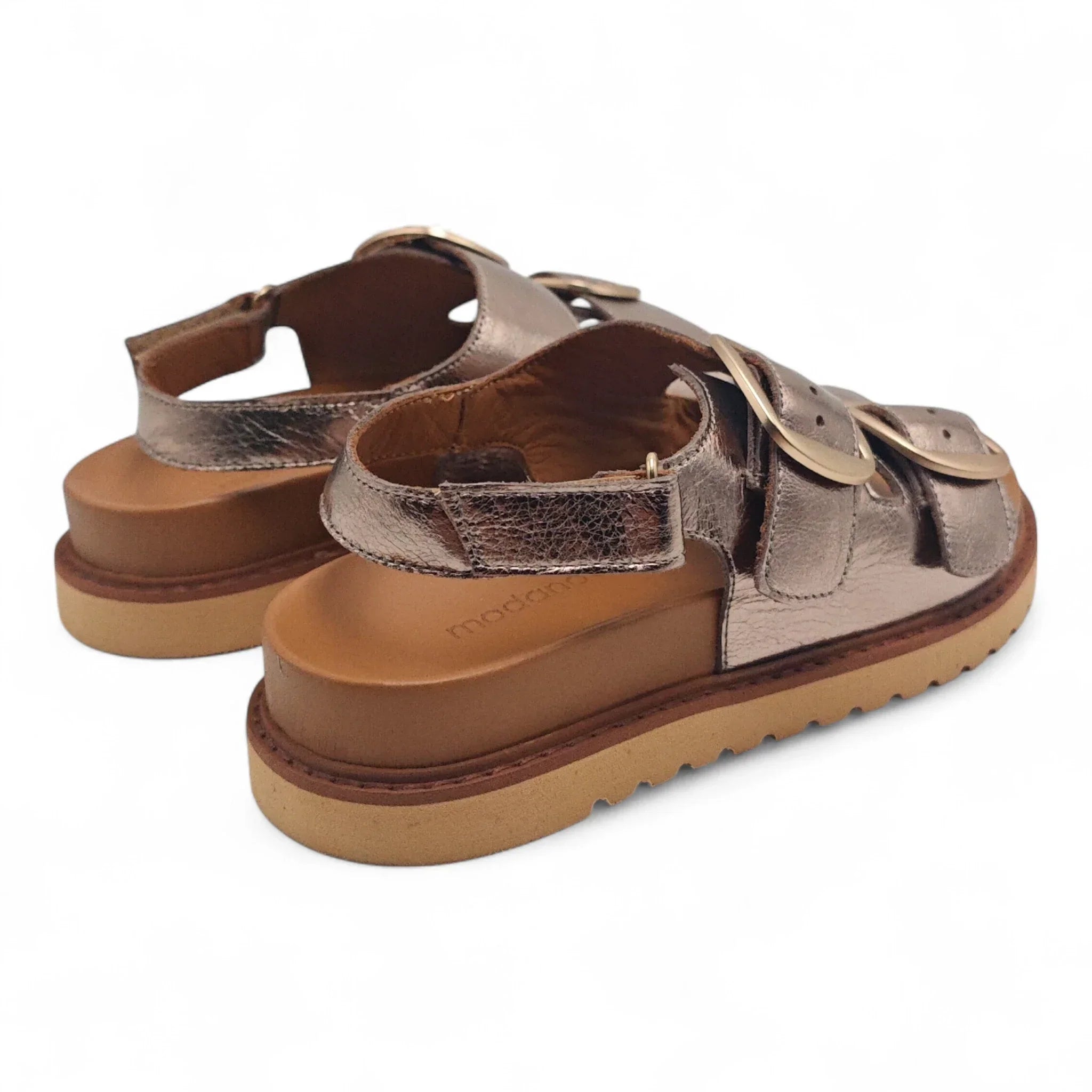 Ballerins ravne sandale sa podesivim remenom 59054 - Obuća Monah