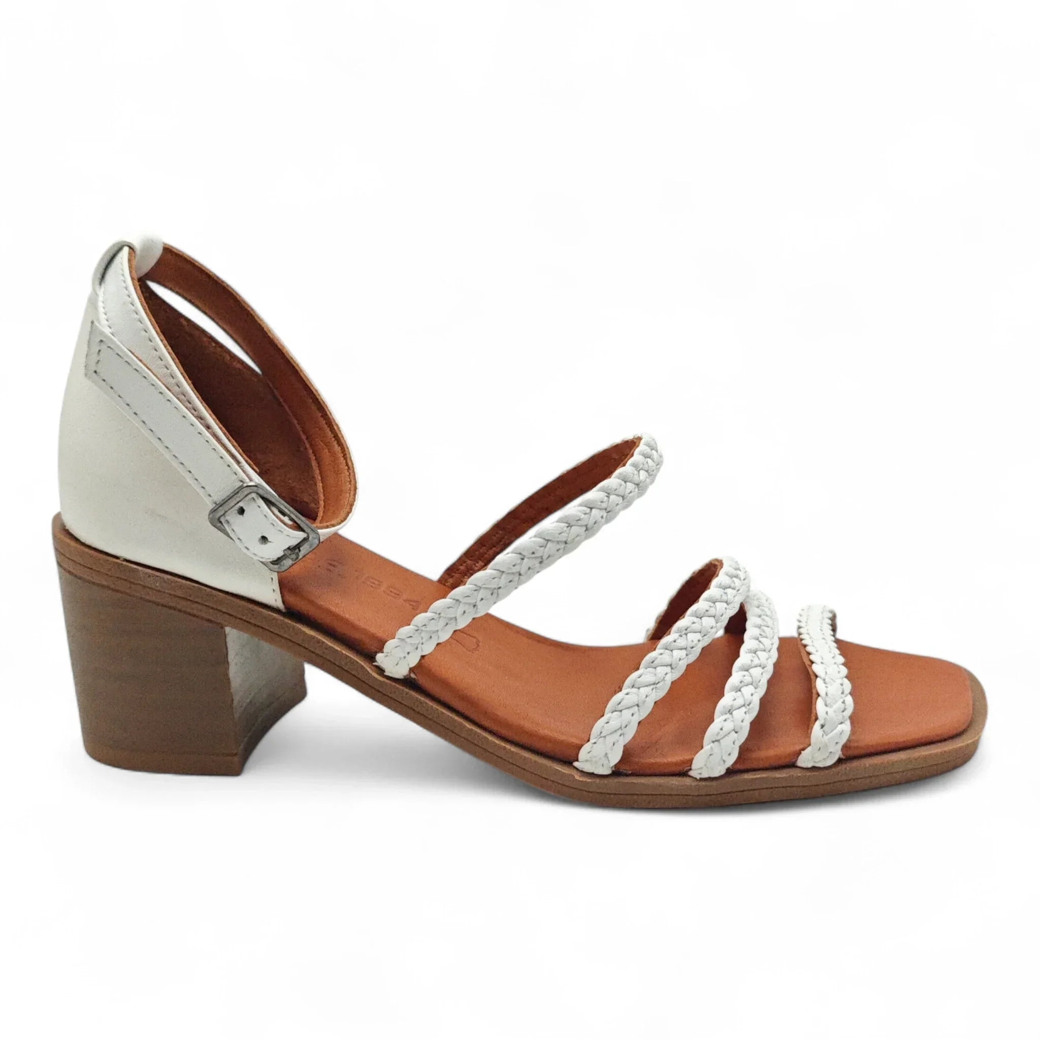 Ballerins sandale sa slingback zglobnim remenom na blok štiklu 465 - Obuća Monah