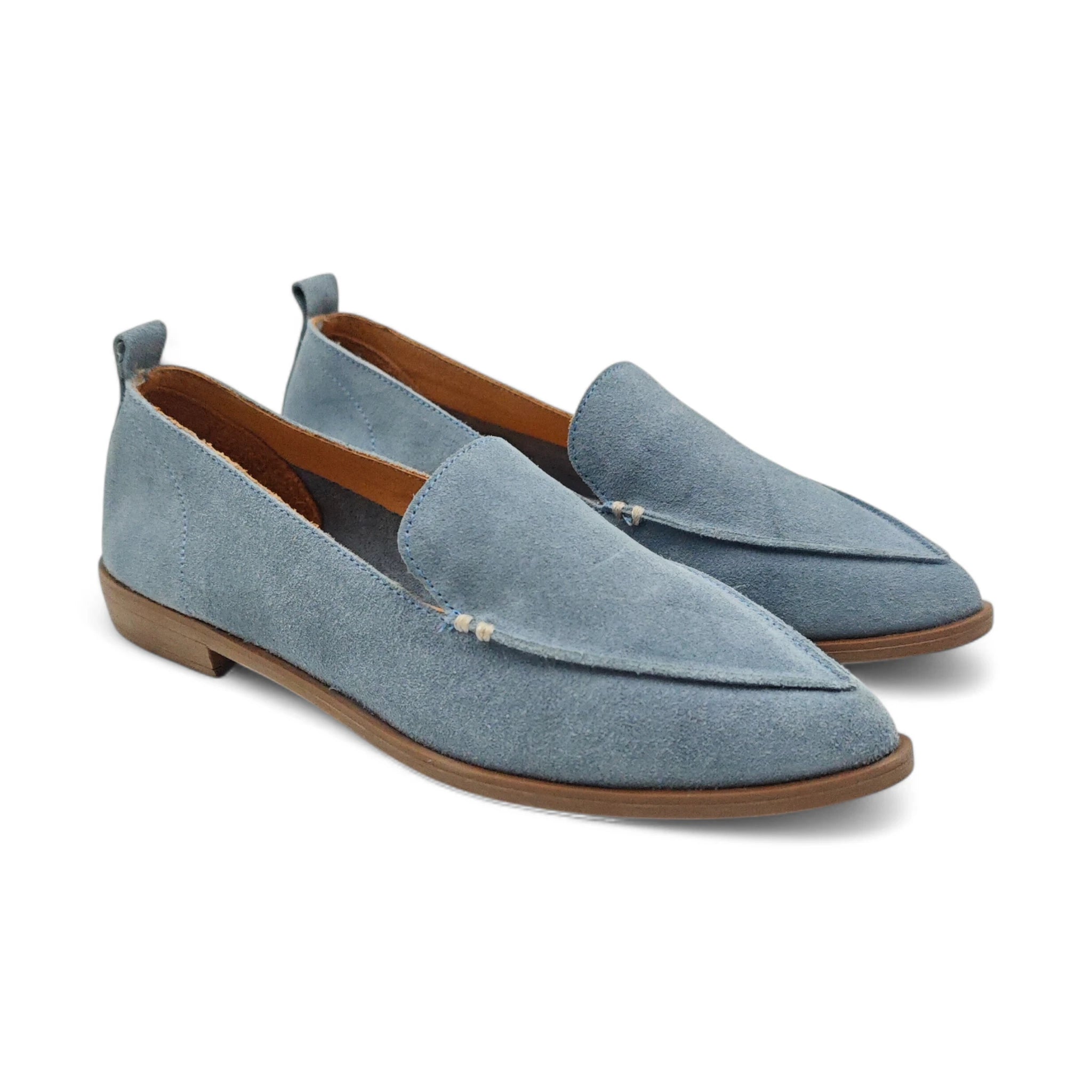 Bueno klasične penny ravne loafersice 01281 - Obuća Monah