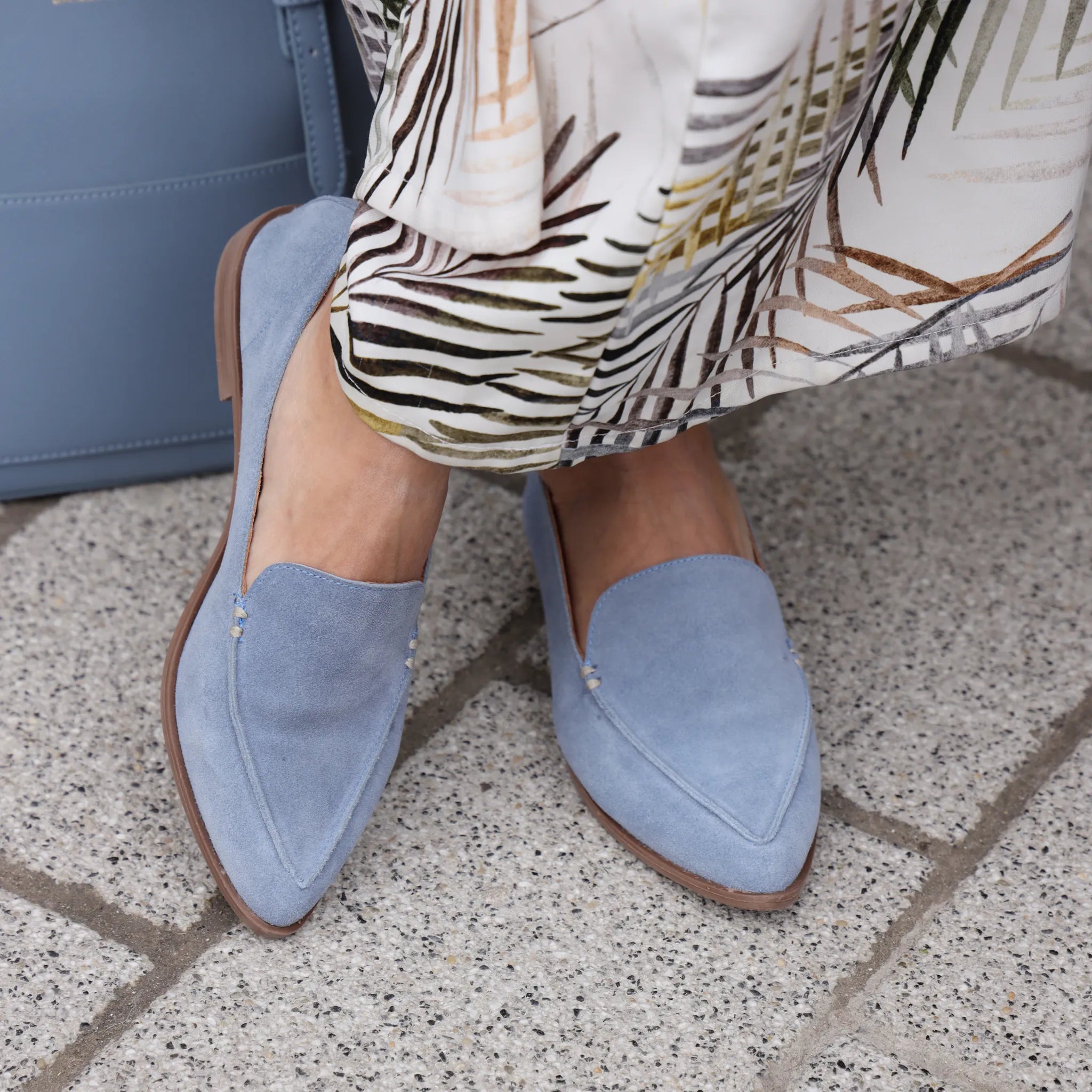 Bueno klasične penny ravne loafersice 01281 - Obuća Monah