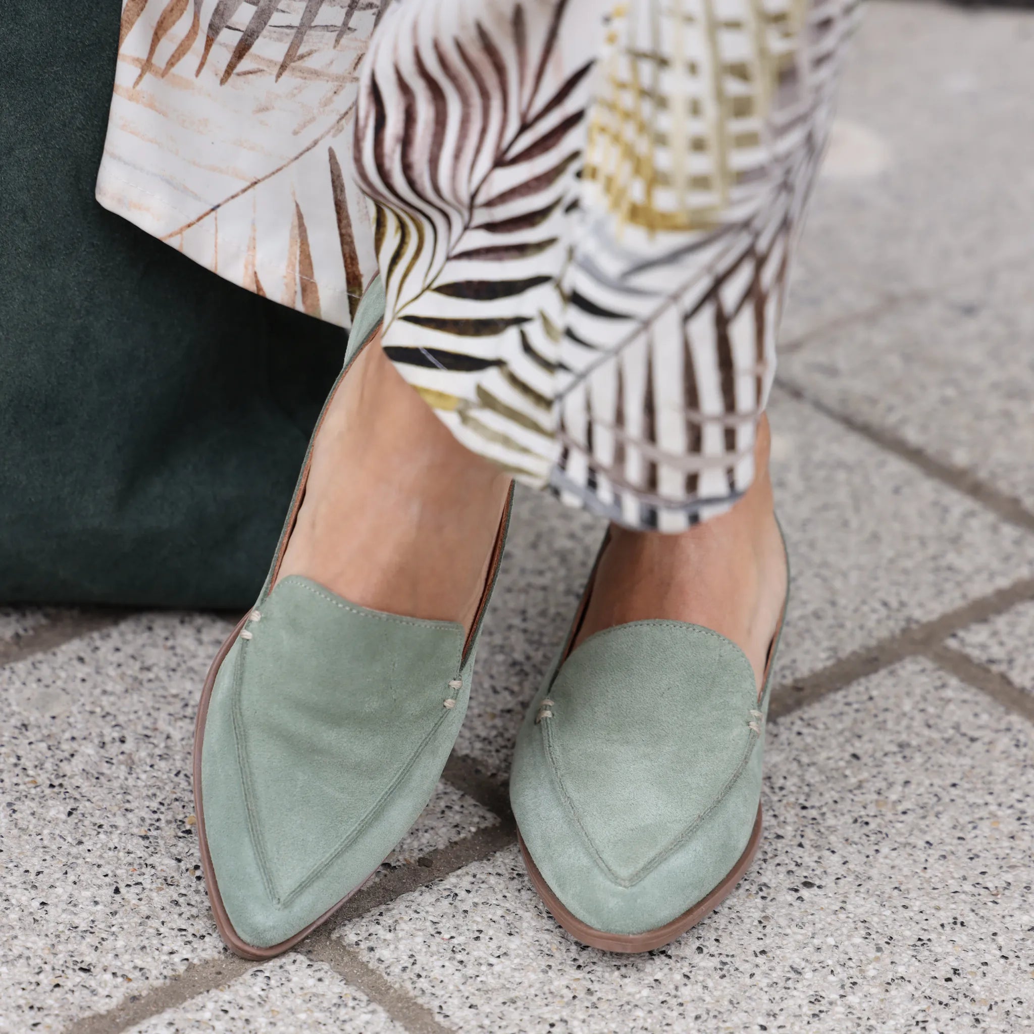 Bueno klasične penny ravne loafersice 01281 - Obuća Monah