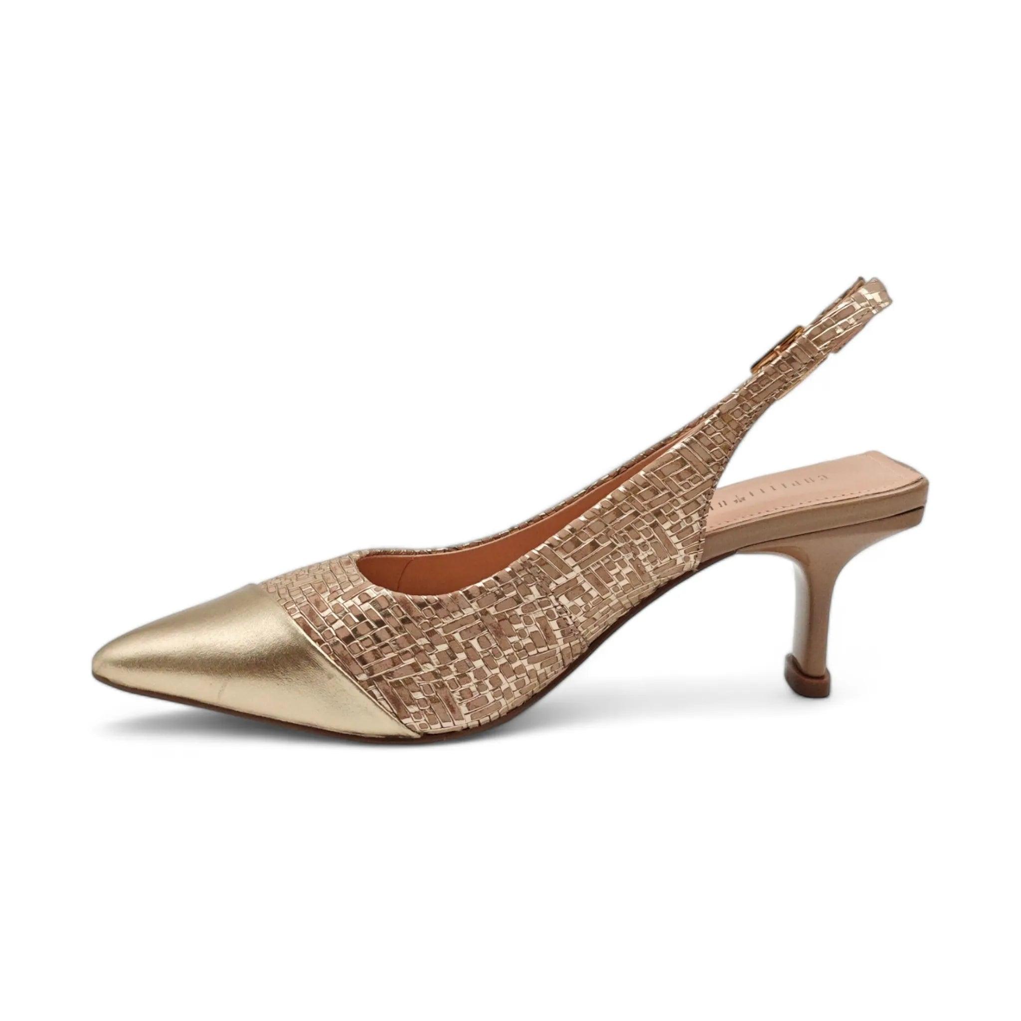 Capelli Rossi slingback D'Orsay sandale na mačiju štiklu 10856 - Obuća Monah