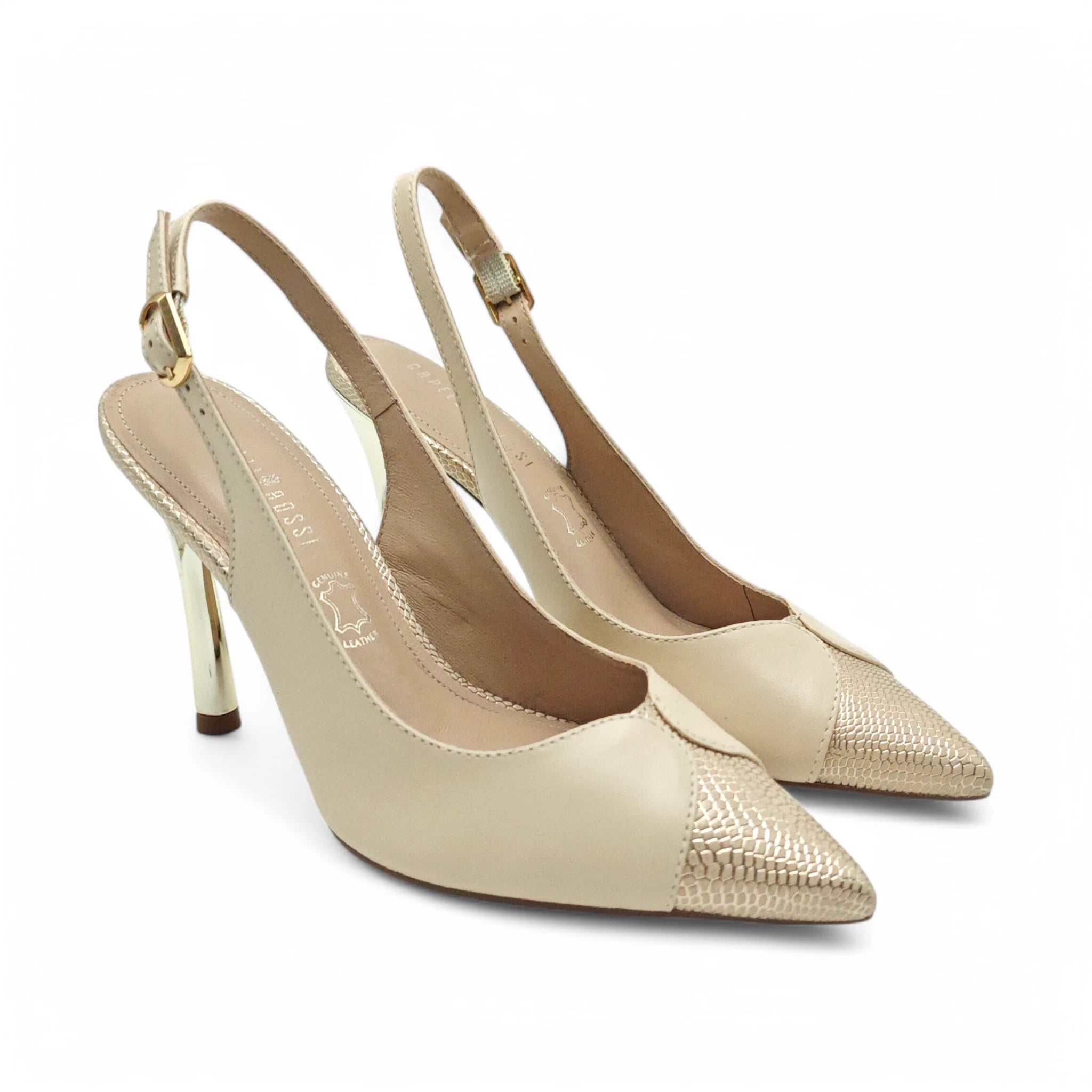 Capelli Rossi slingback D'Orsay sandale na stiletto štiklu 11514 - Obuća Monah