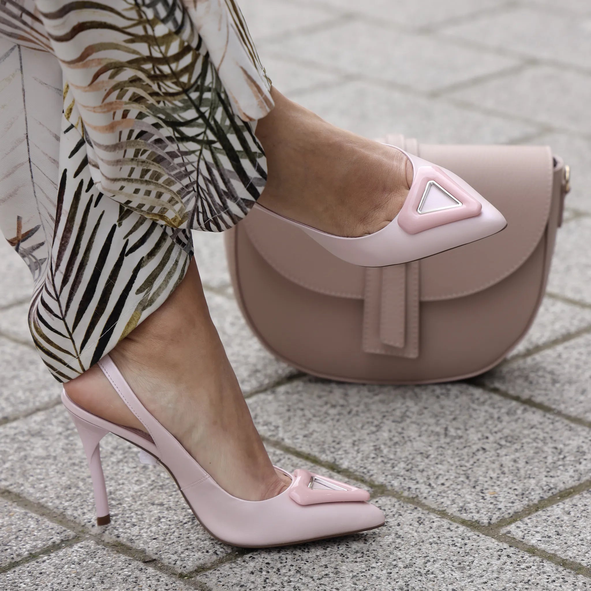 Capelli Rossi slingback D'Orsay sandale na stiletto štiklu 11528 - Obuća Monah
