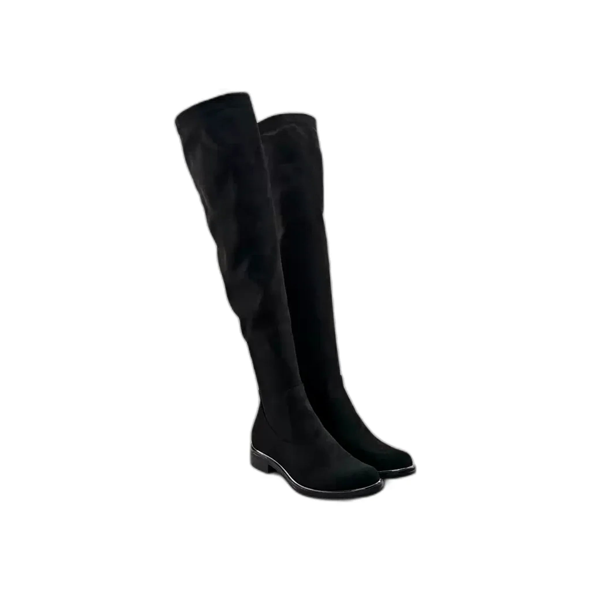 Caprice duboke ravne čizme sa zip zatvaračem 25510