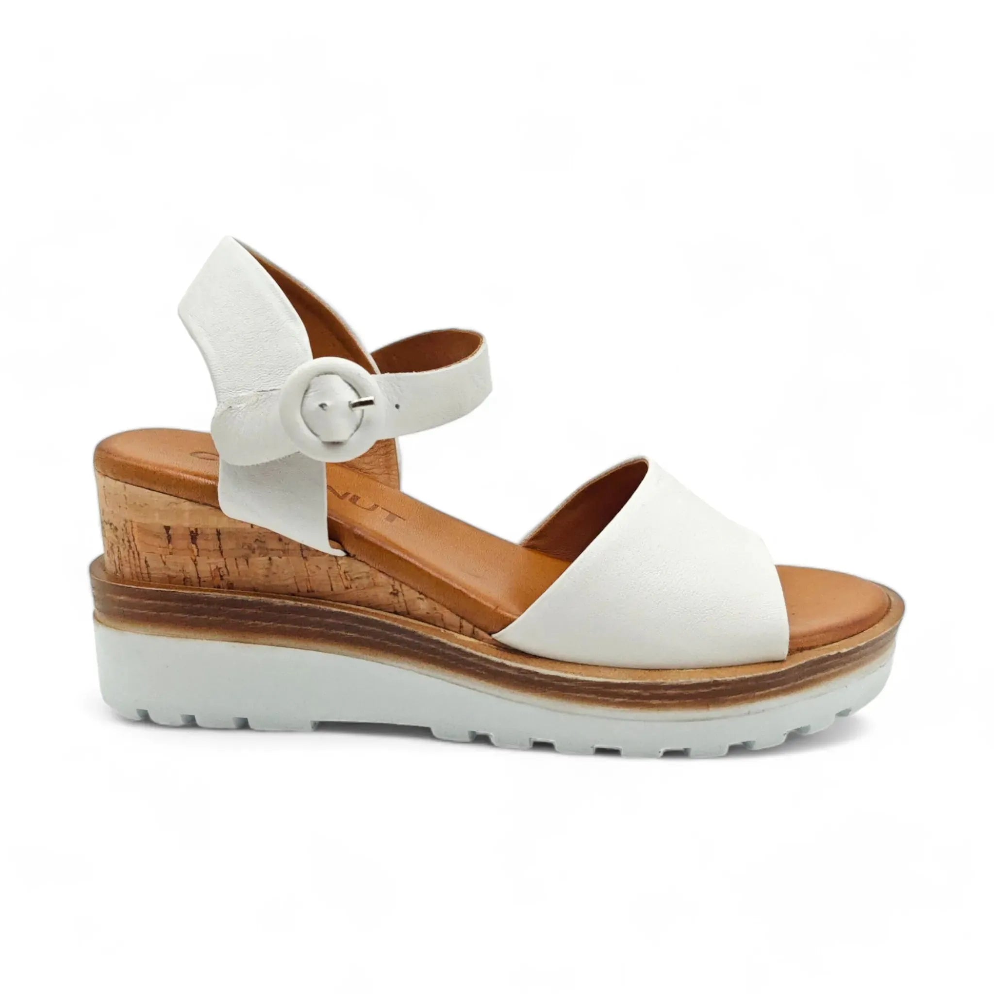 Coconut sandale na punu petu sa remenom za gležanj 3295 - Obuća Monah