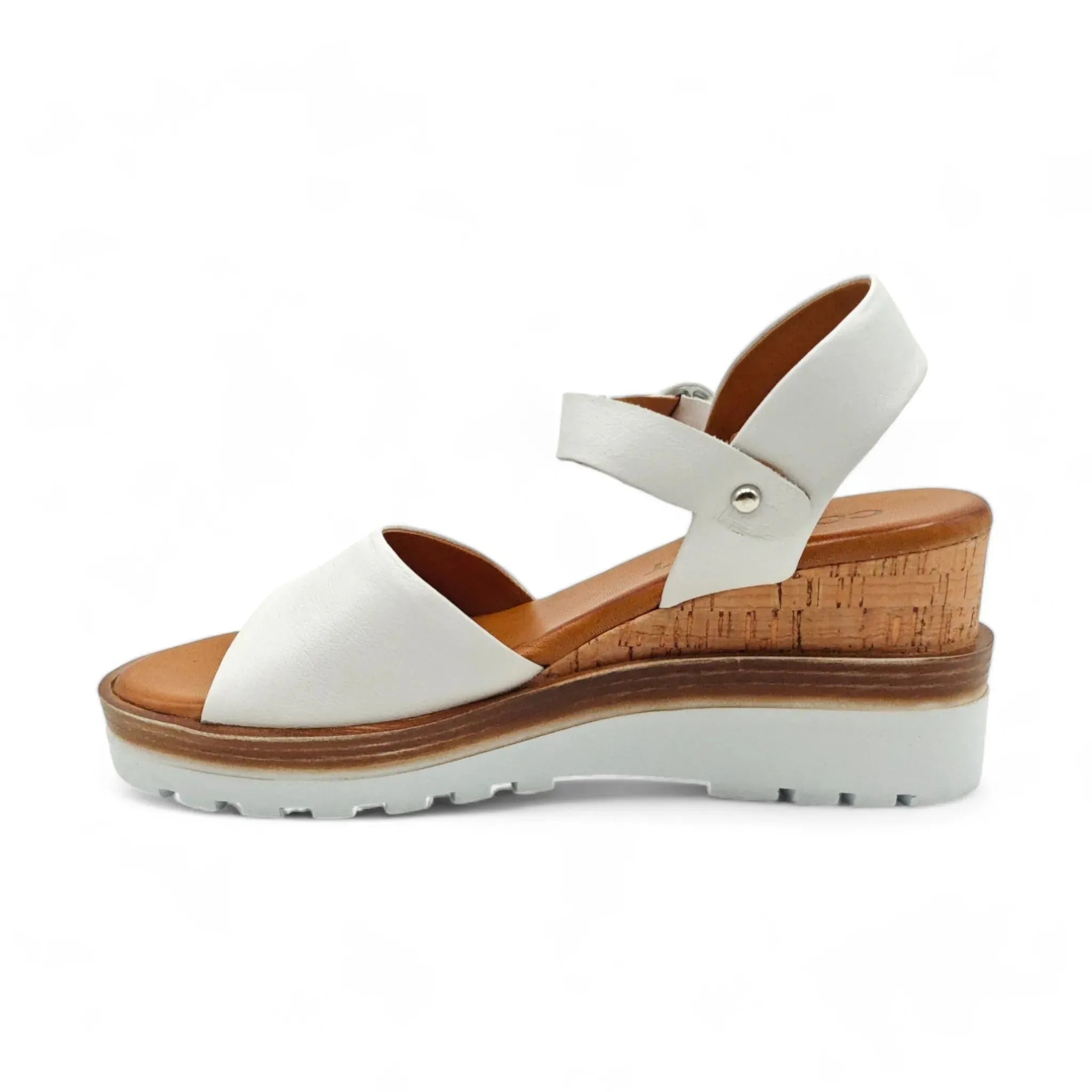 Coconut sandale na punu petu sa remenom za gležanj 3295 - Obuća Monah