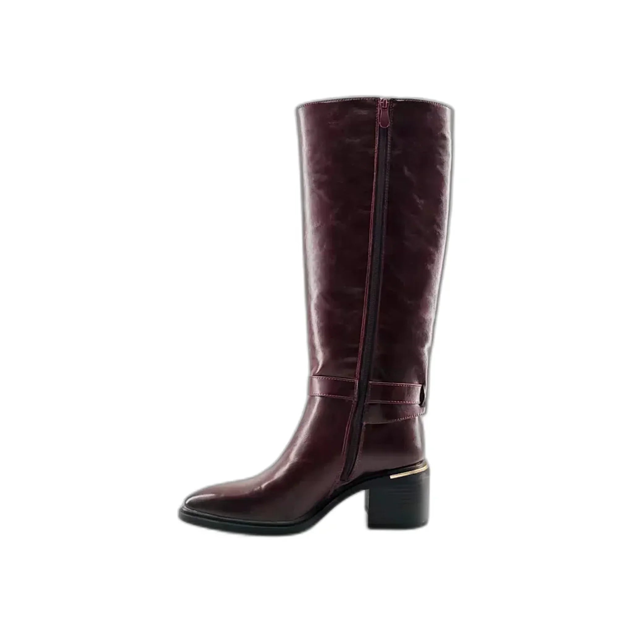 Emelie Strandberg duboke čizme na blok štiklu sa zip zatvaračem 473